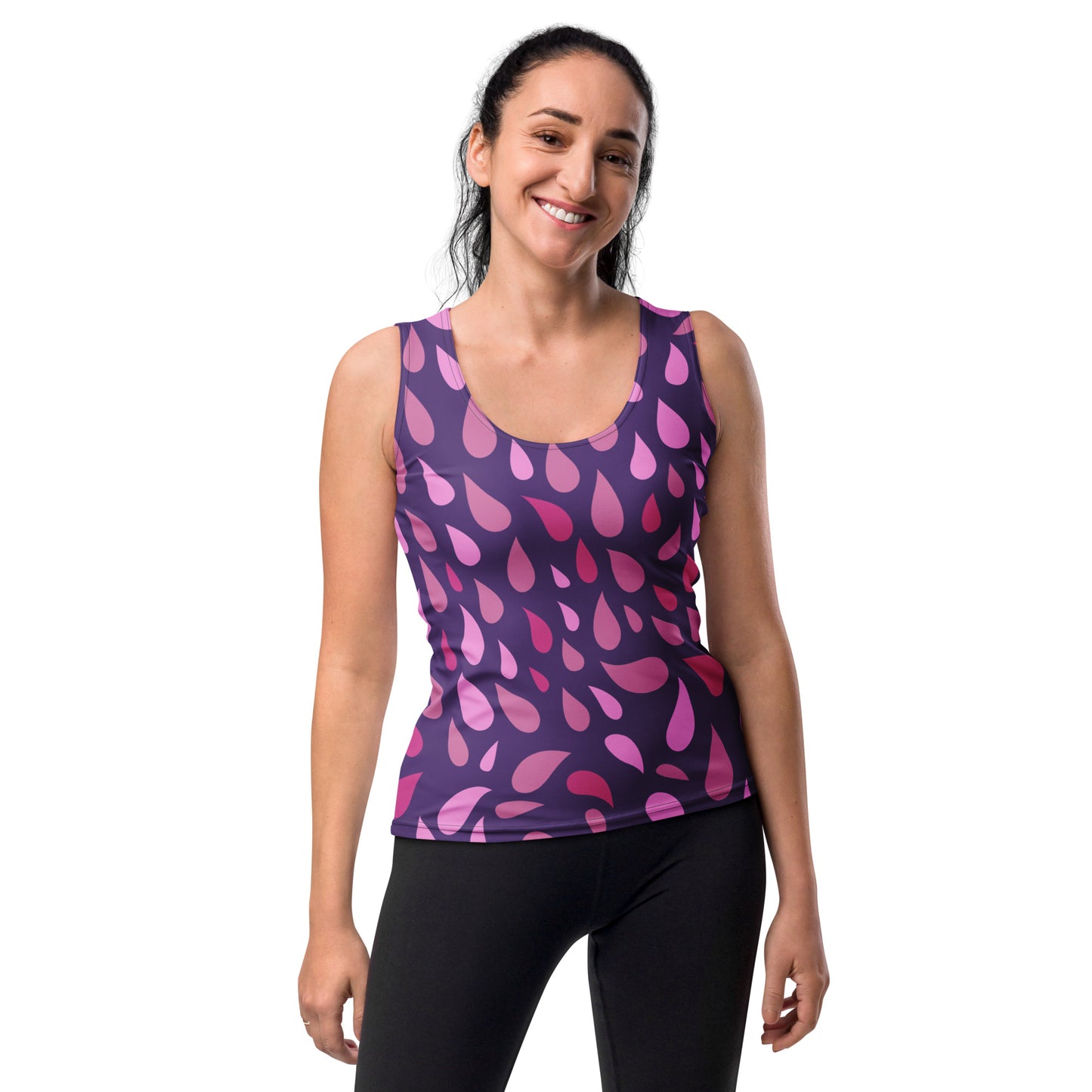 Petals Sublimation Cut & Sew Tank Top