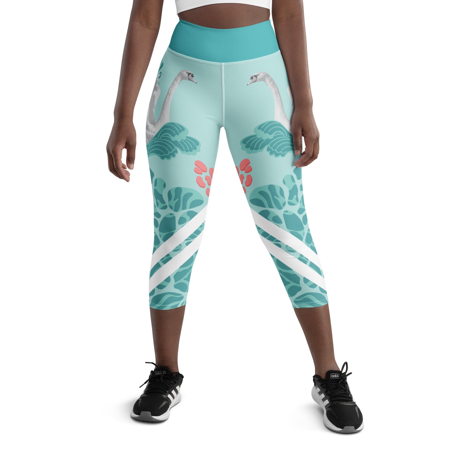 Swans Yoga Capri Leggings$32.00