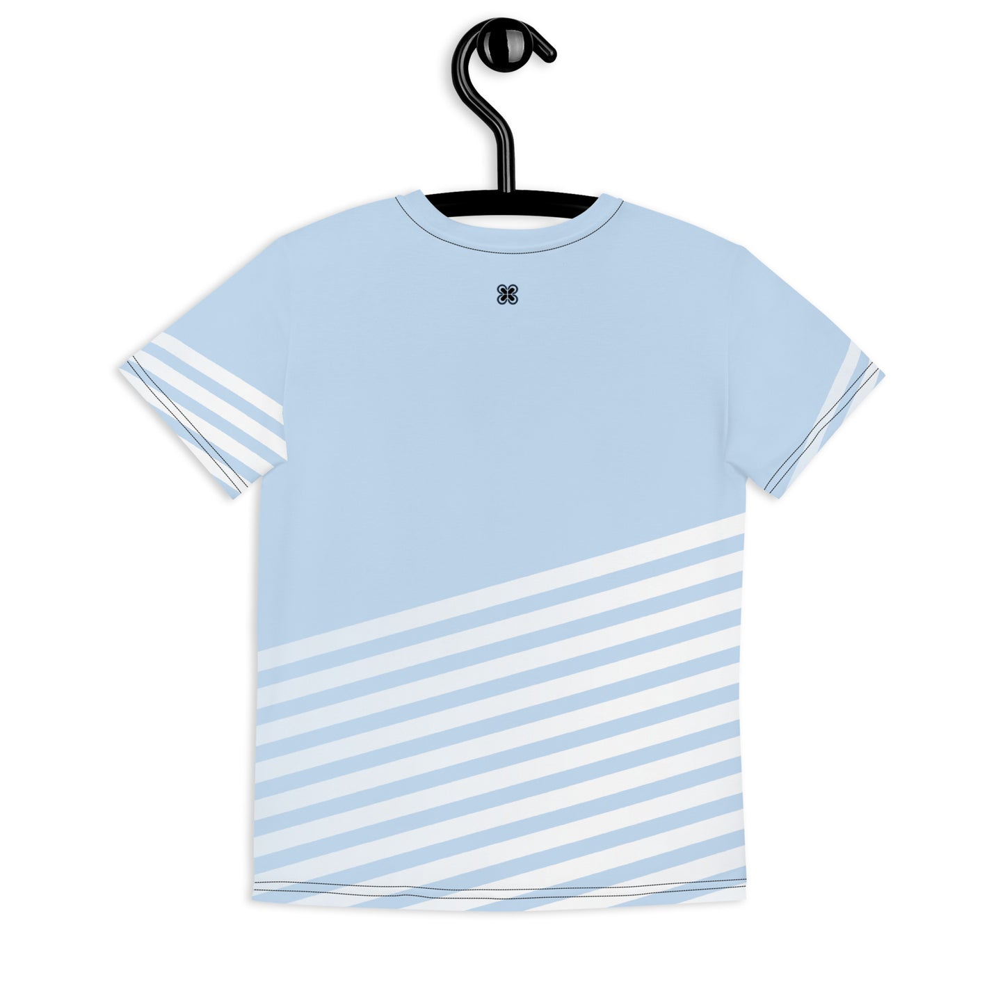 Blue-Dash Youth crew neck t-shirt