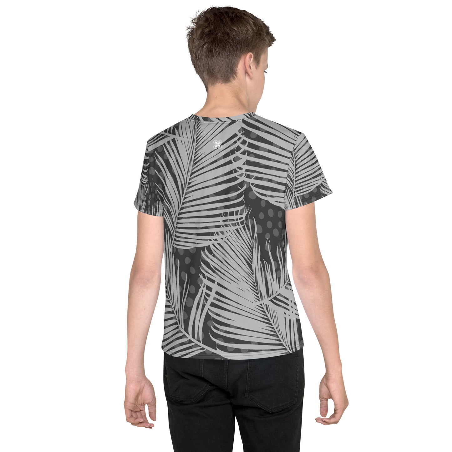 Dark-Palm Youth crew neck t-shirt