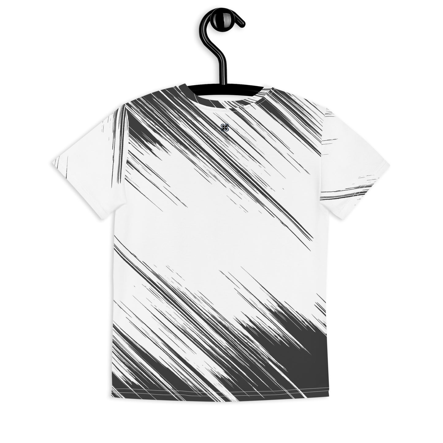 Black-On-White Youth crew neck t-shirt