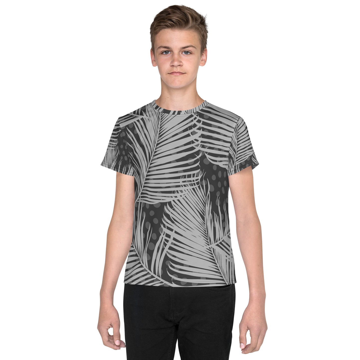 Dark-Palm Youth crew neck t-shirt