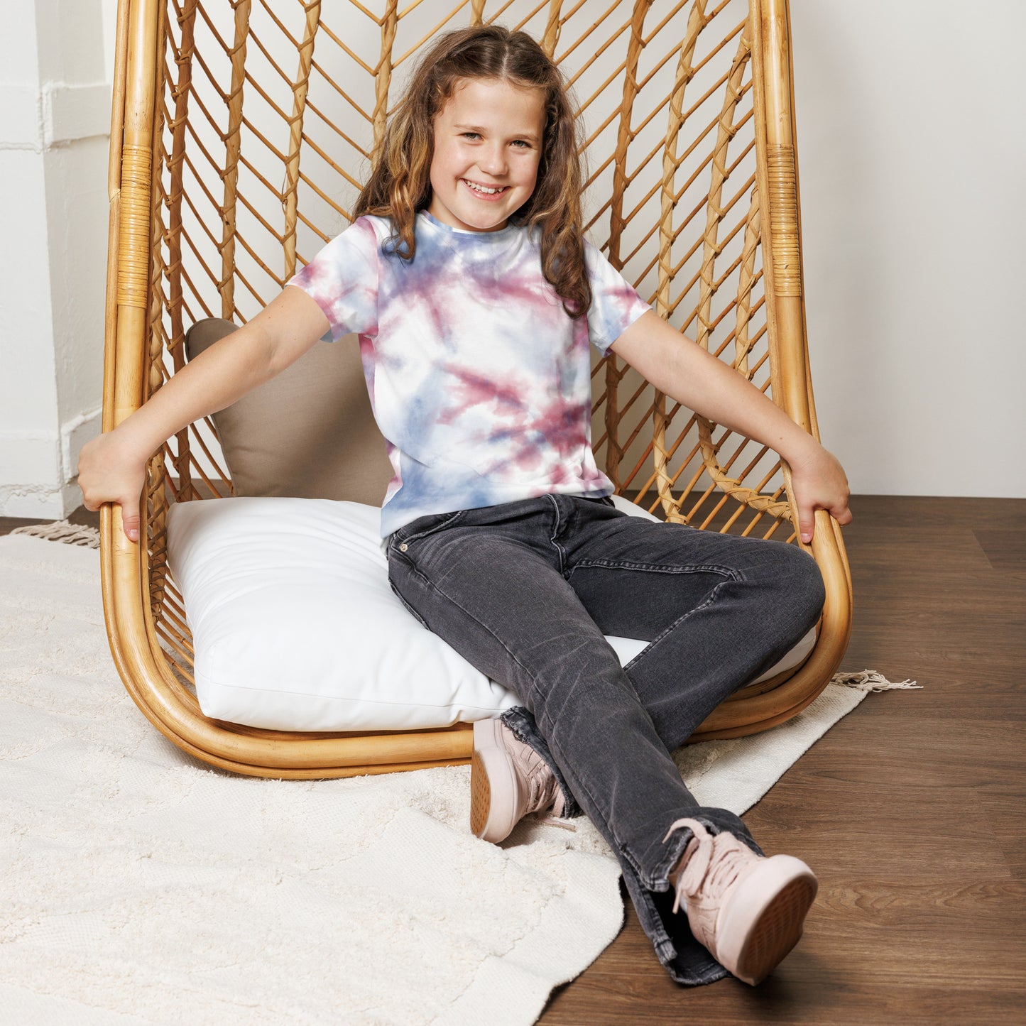 Tie-Dye Youth crew neck t-shirt