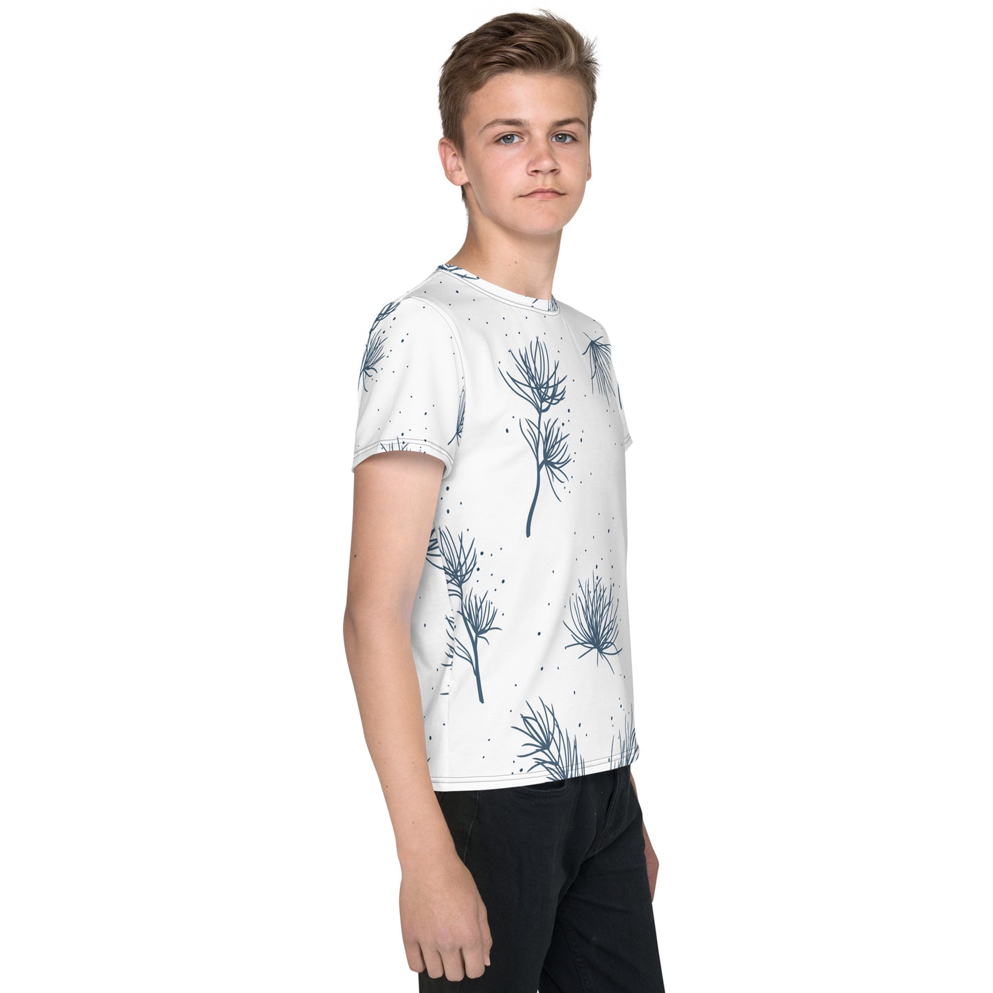 Pine needles Youth crew neck t-shirt