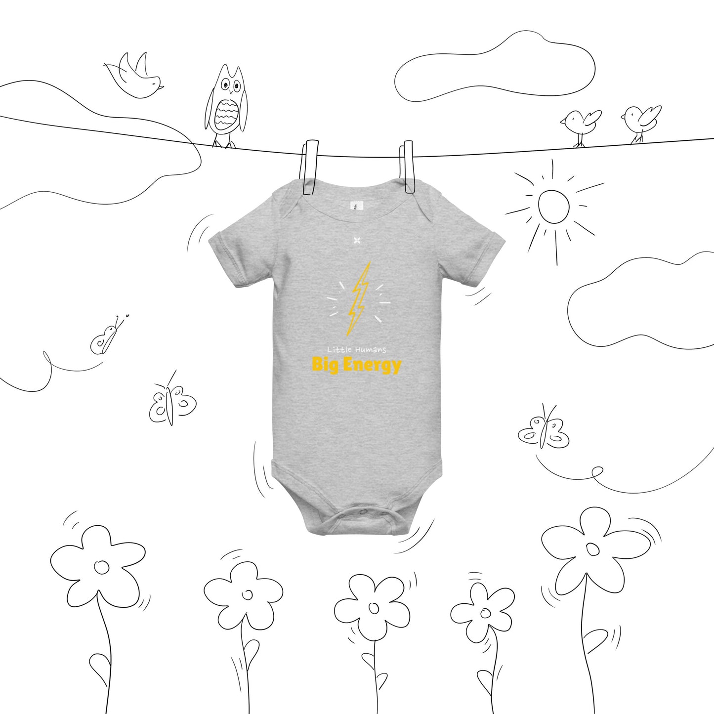 Big Energy Baby short sleeve one piece