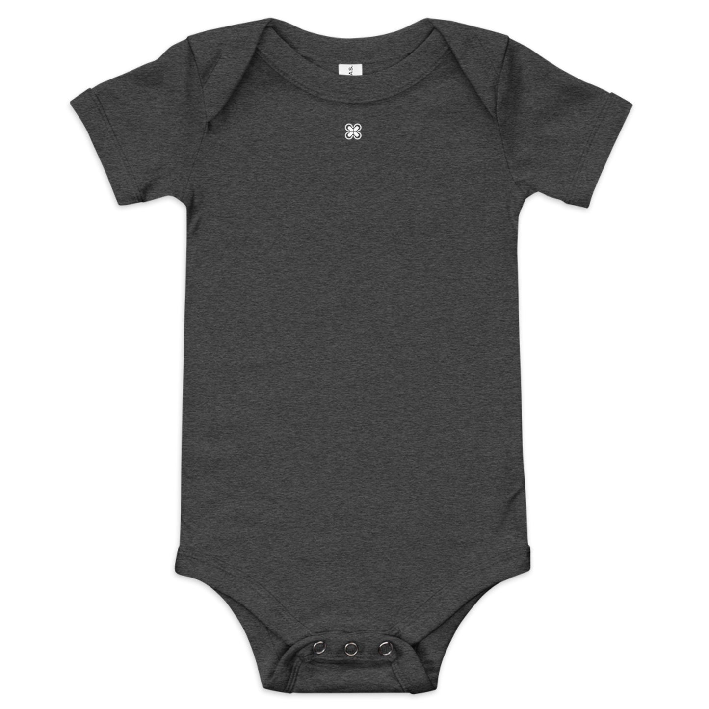 Solid Color Baby short sleeve one piece