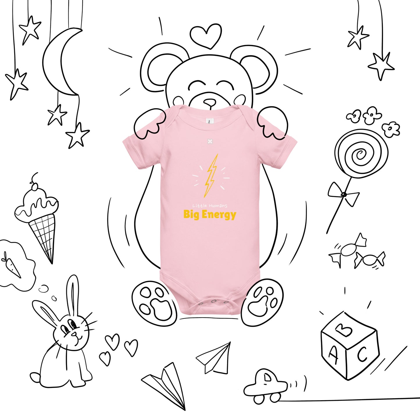 Big Energy Baby short sleeve one piece