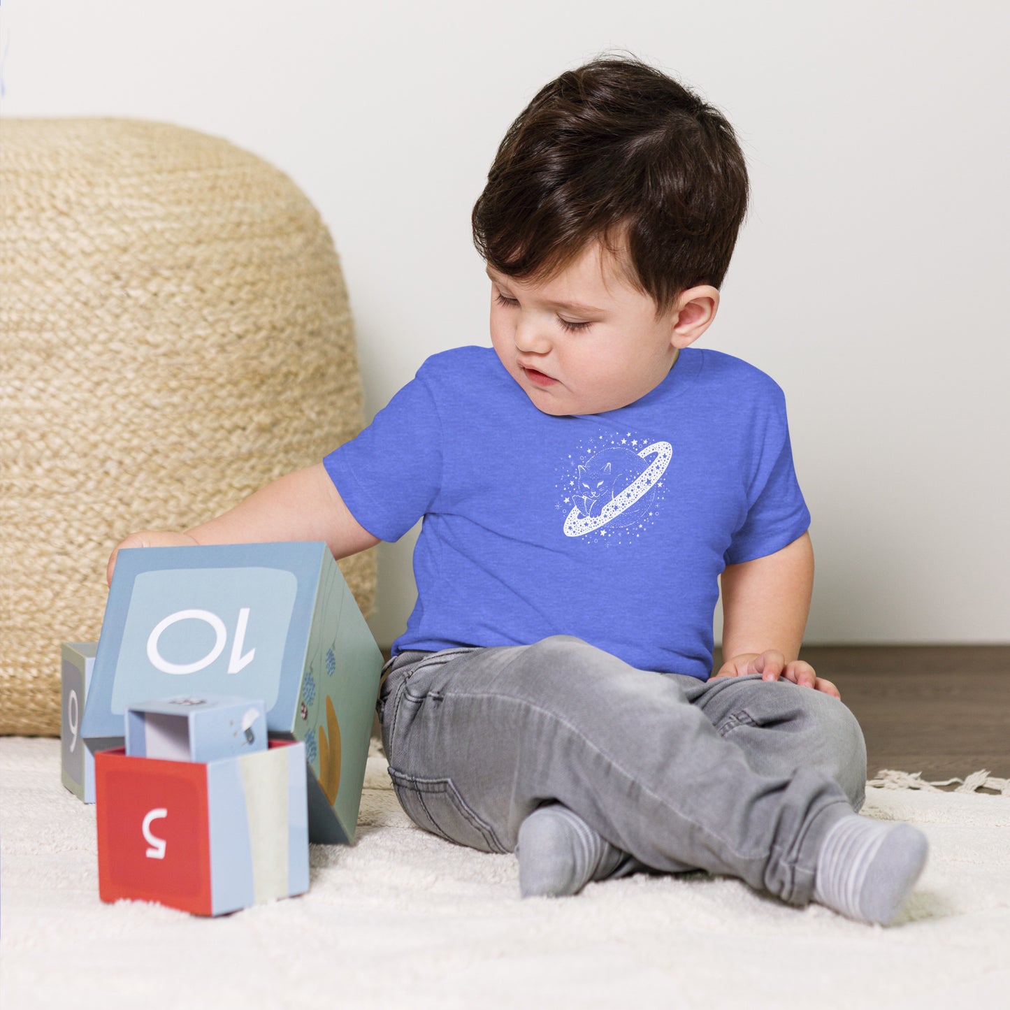 Galaxy Cat Baby Jersey Short Sleeve Tee