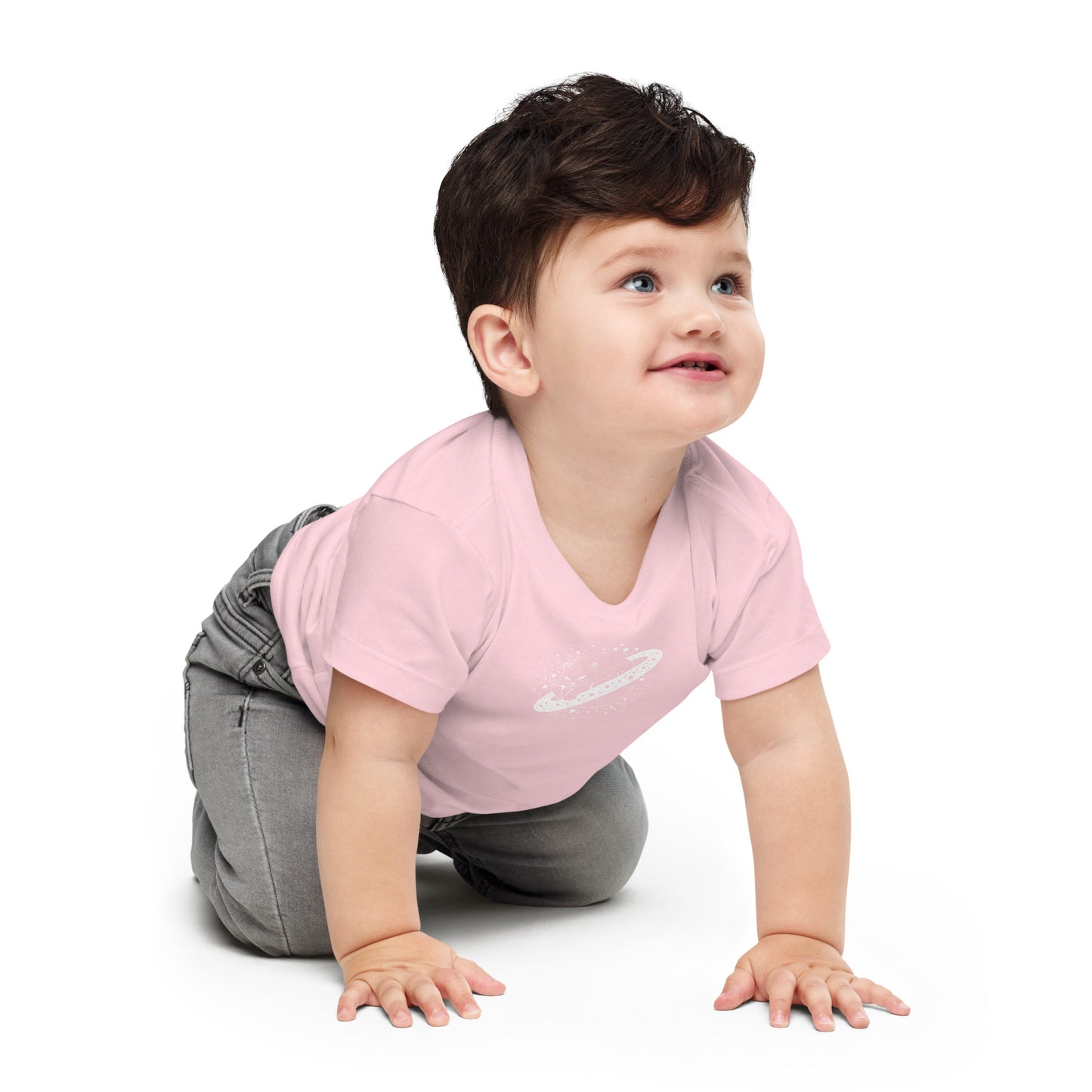 Galaxy Cat Baby Jersey Short Sleeve Tee