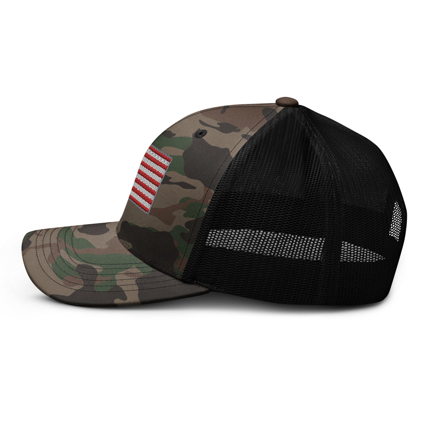 America Camouflage trucker hat
