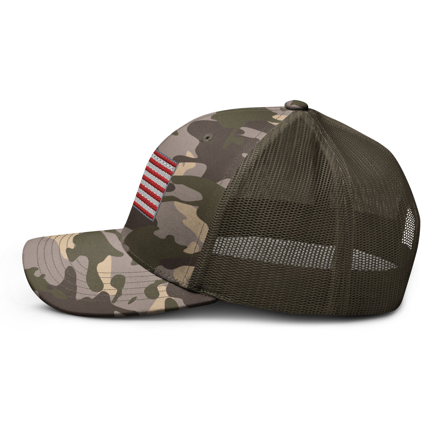 America Camouflage trucker hat