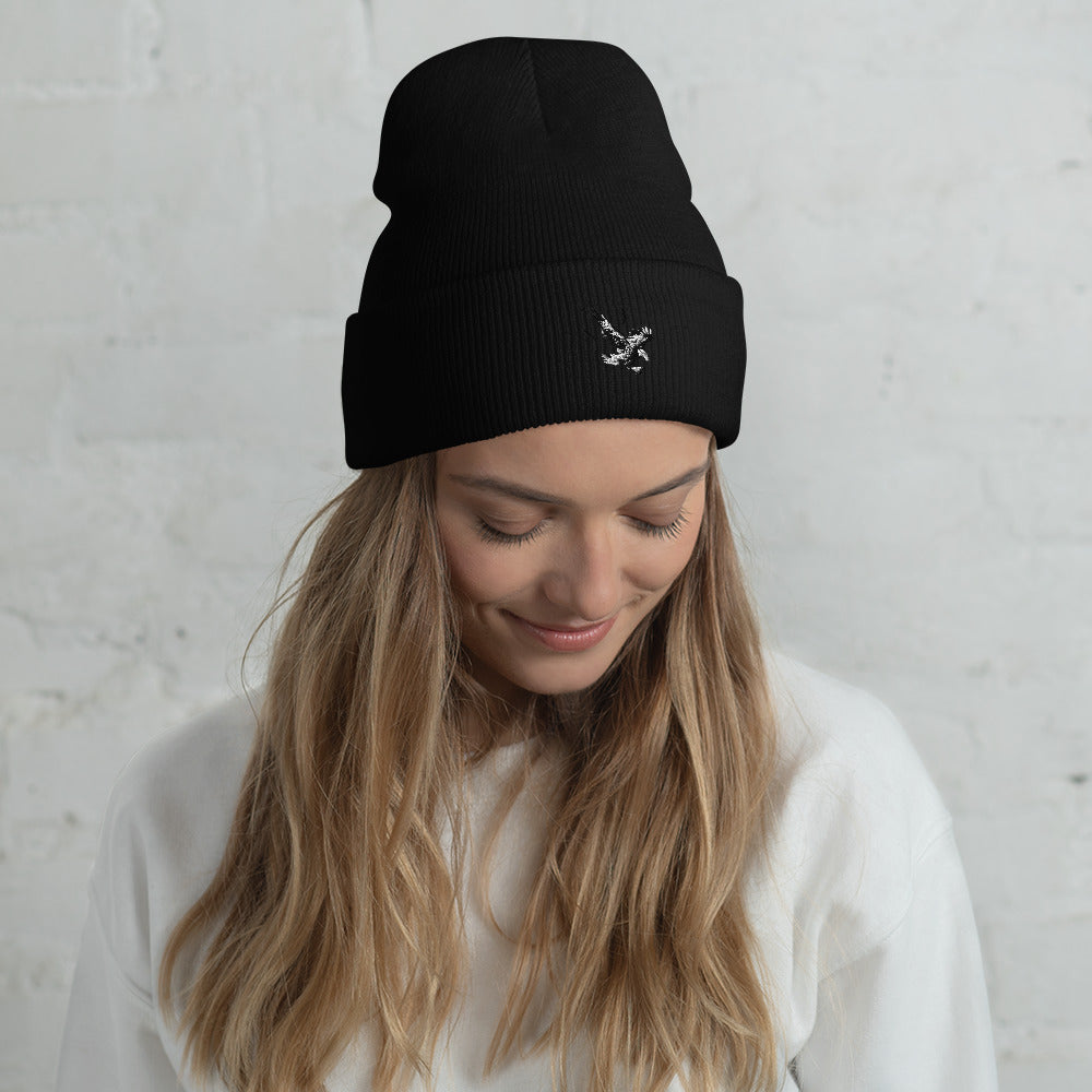 Cuffed Eagle Beanie