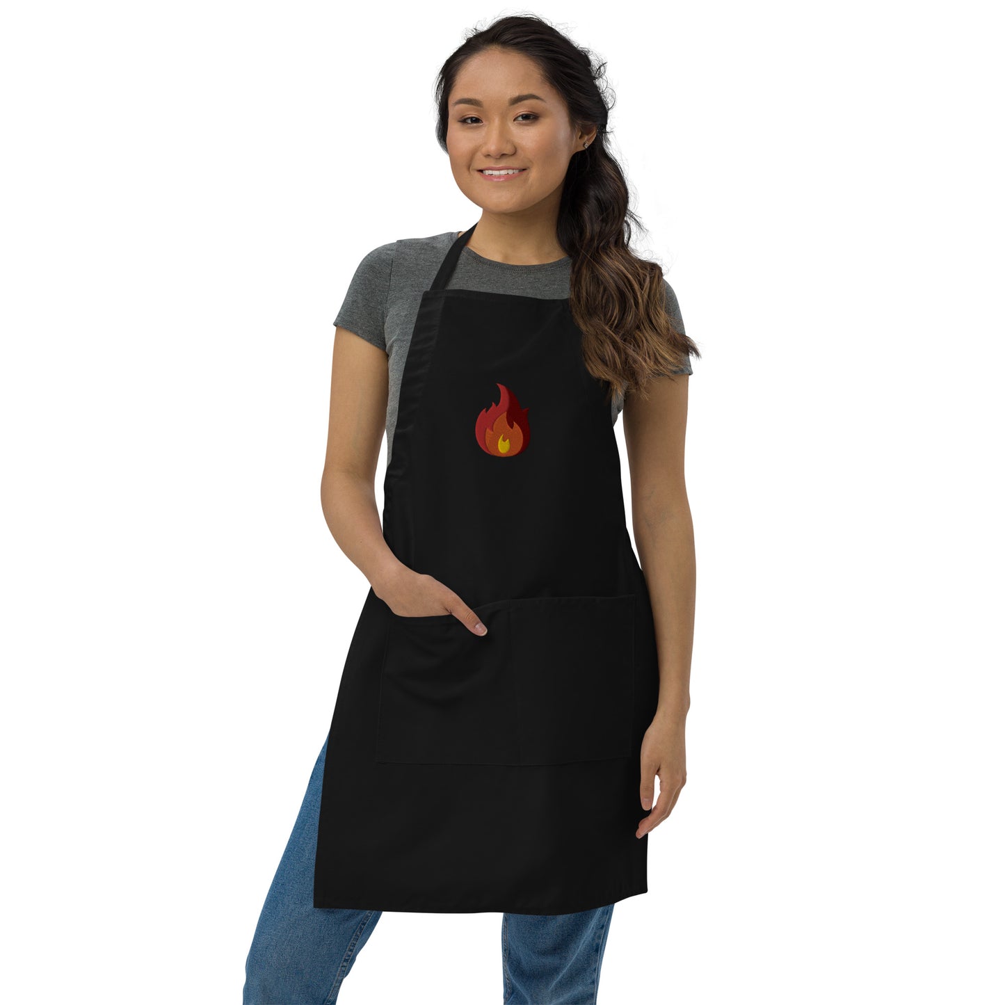 Fire Embroidered Apron