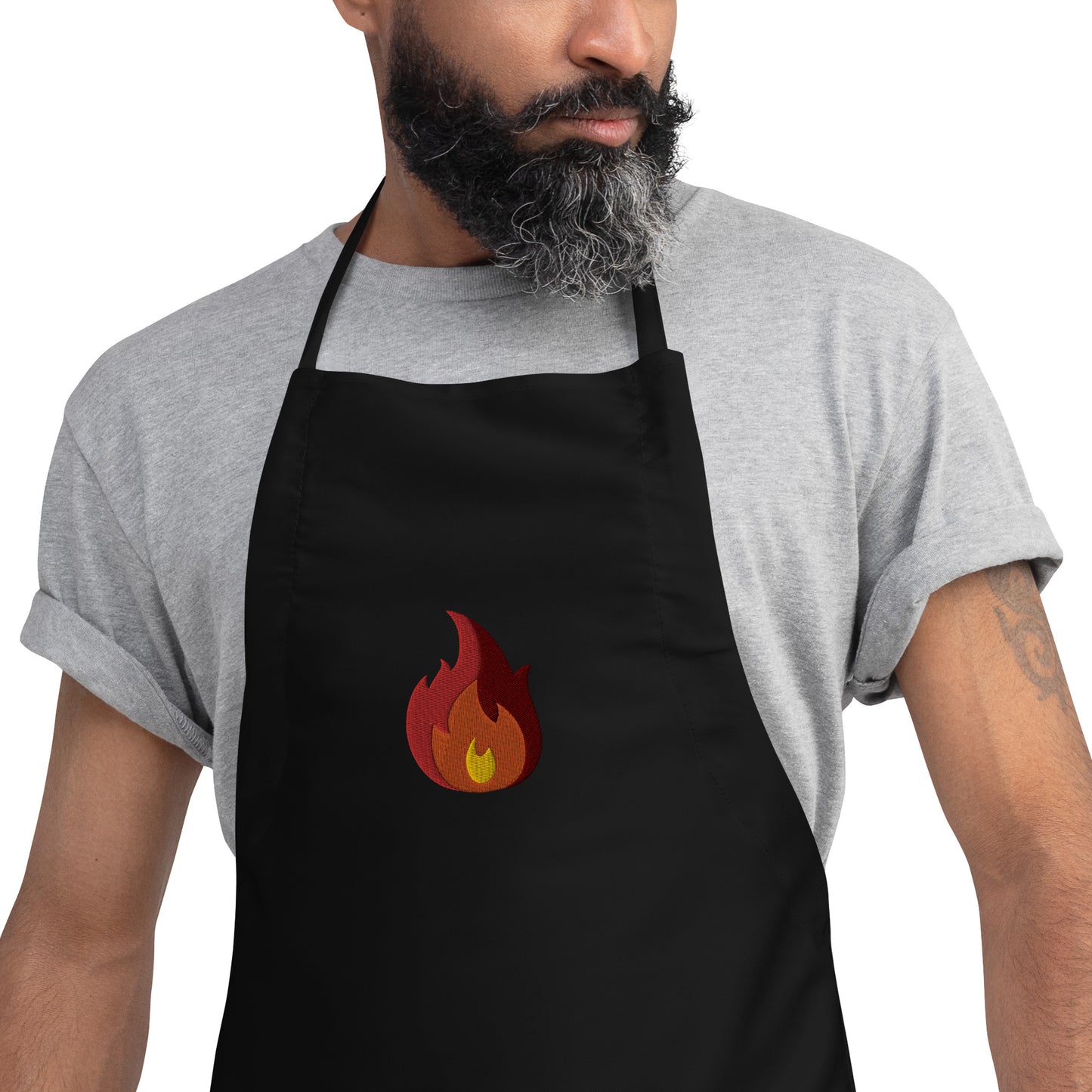 Fire Embroidered Apron
