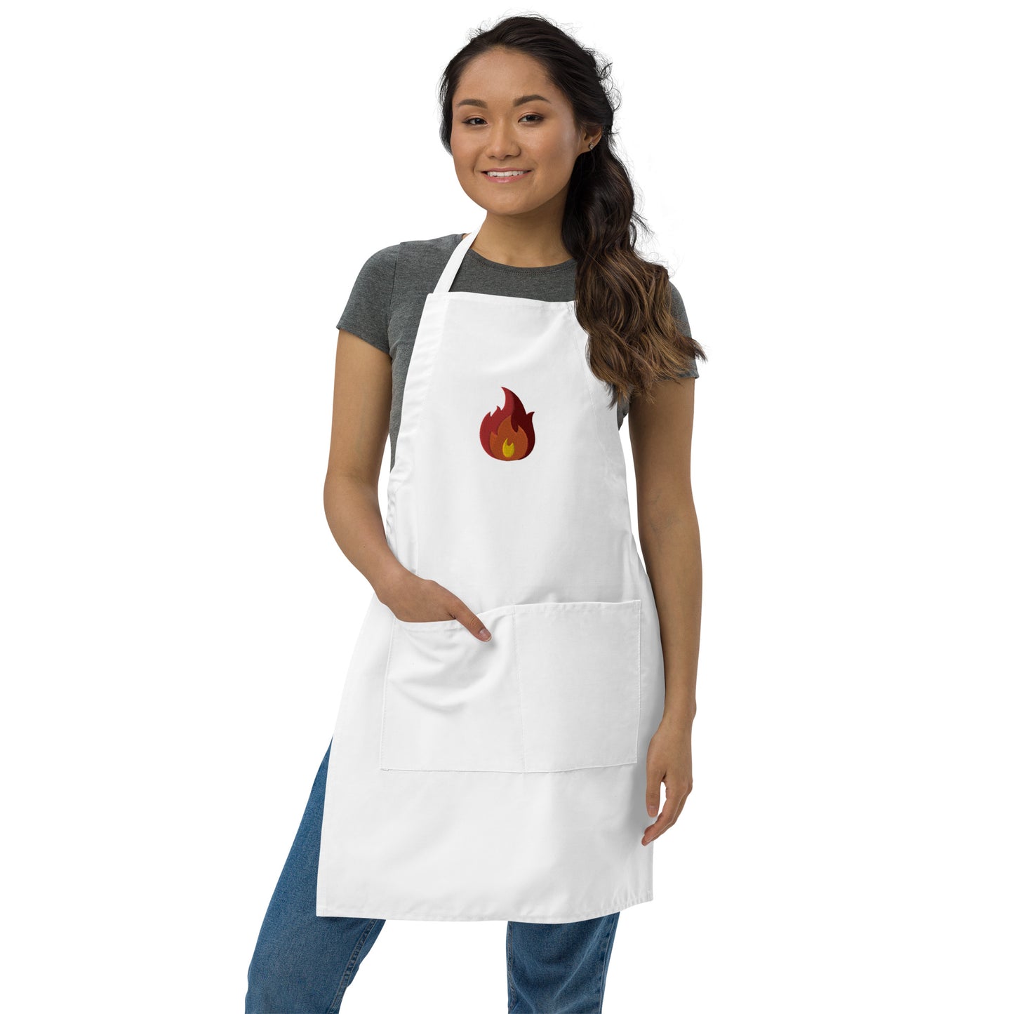 Fire Embroidered Apron