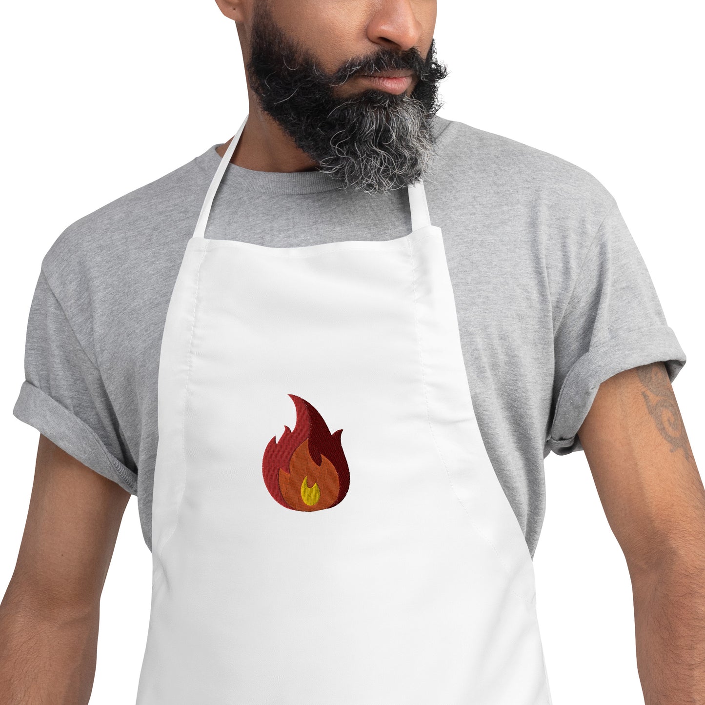Fire Embroidered Apron