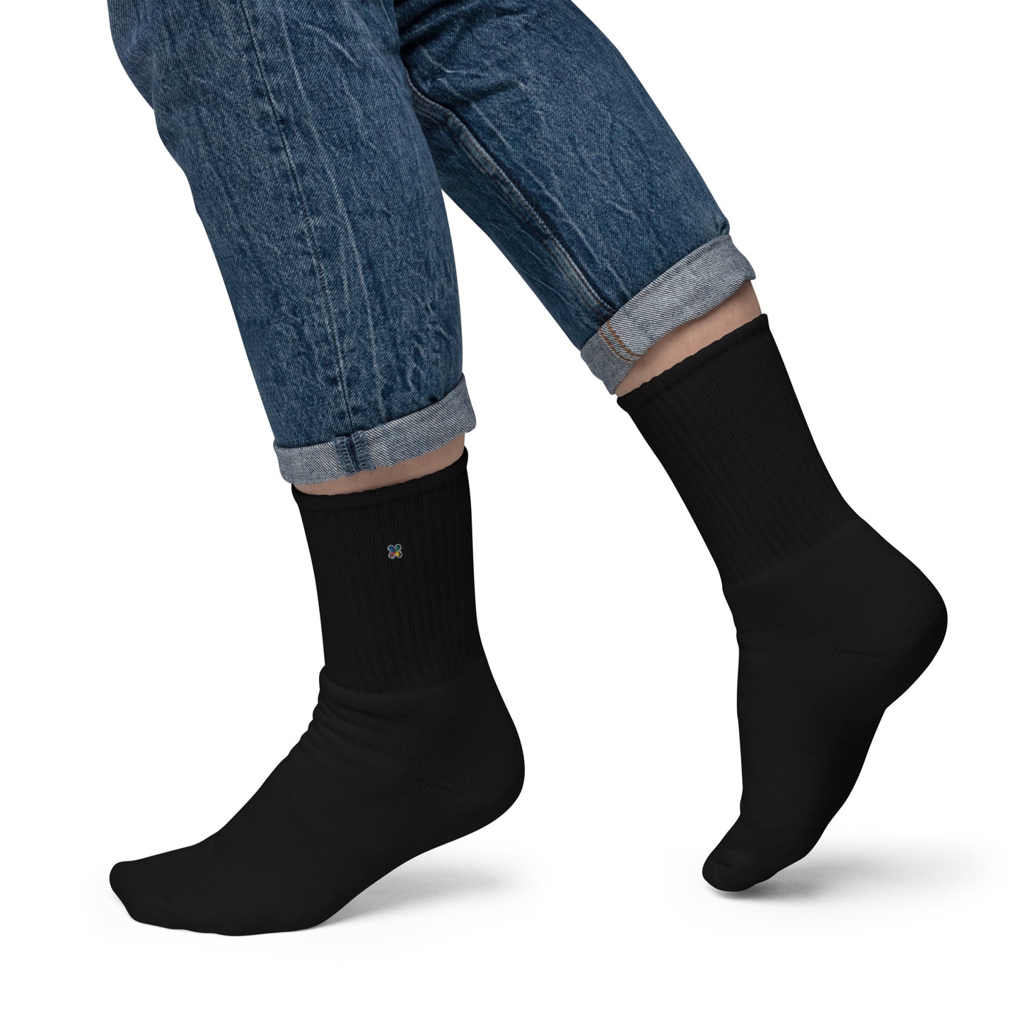 Embroidered Long socks