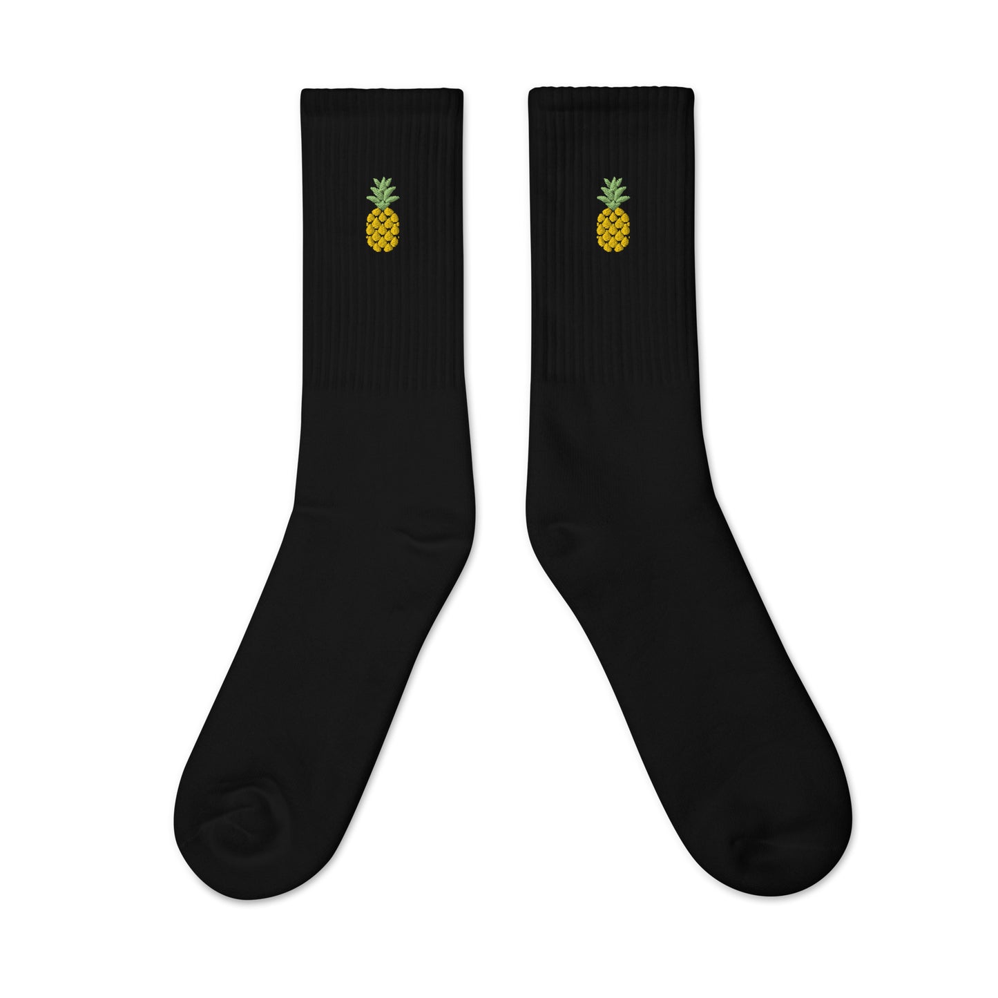 Pineapples Embroidered socks