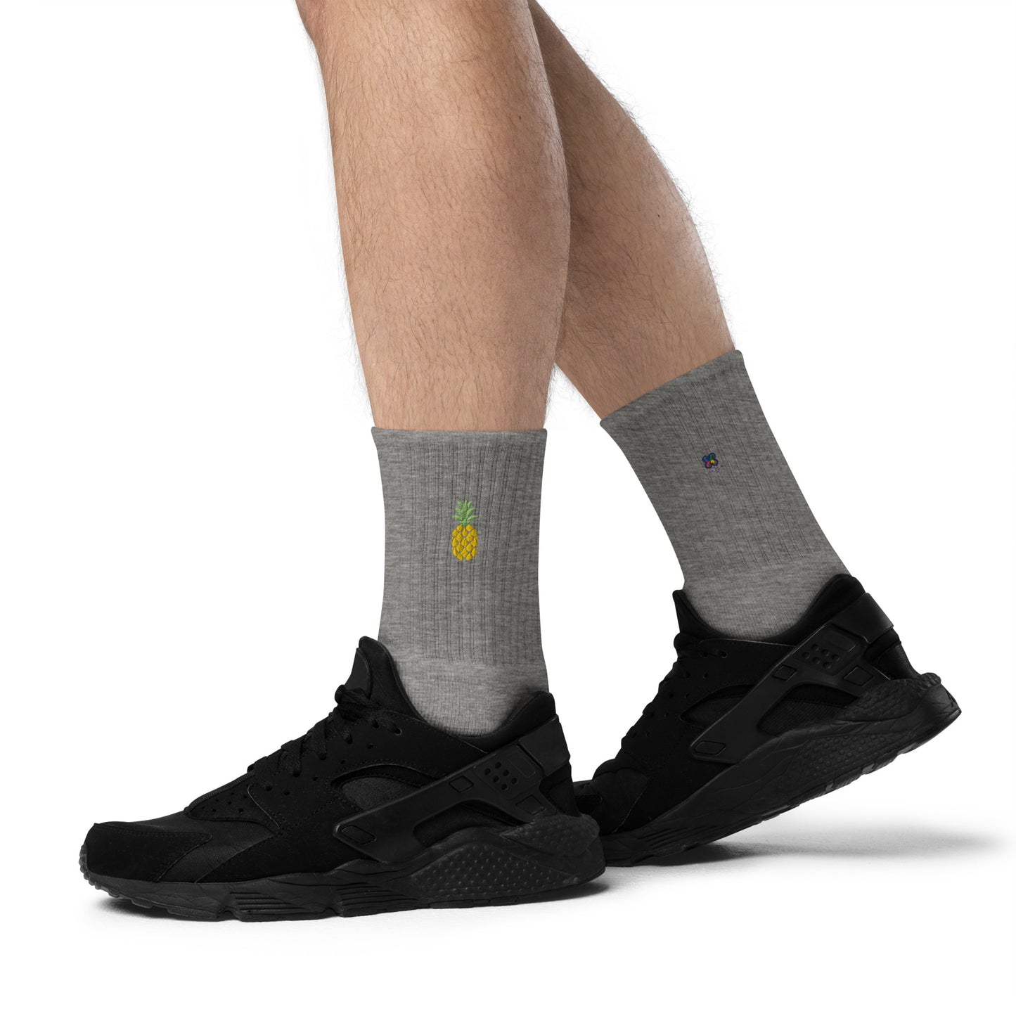 Pineapples Embroidered socks