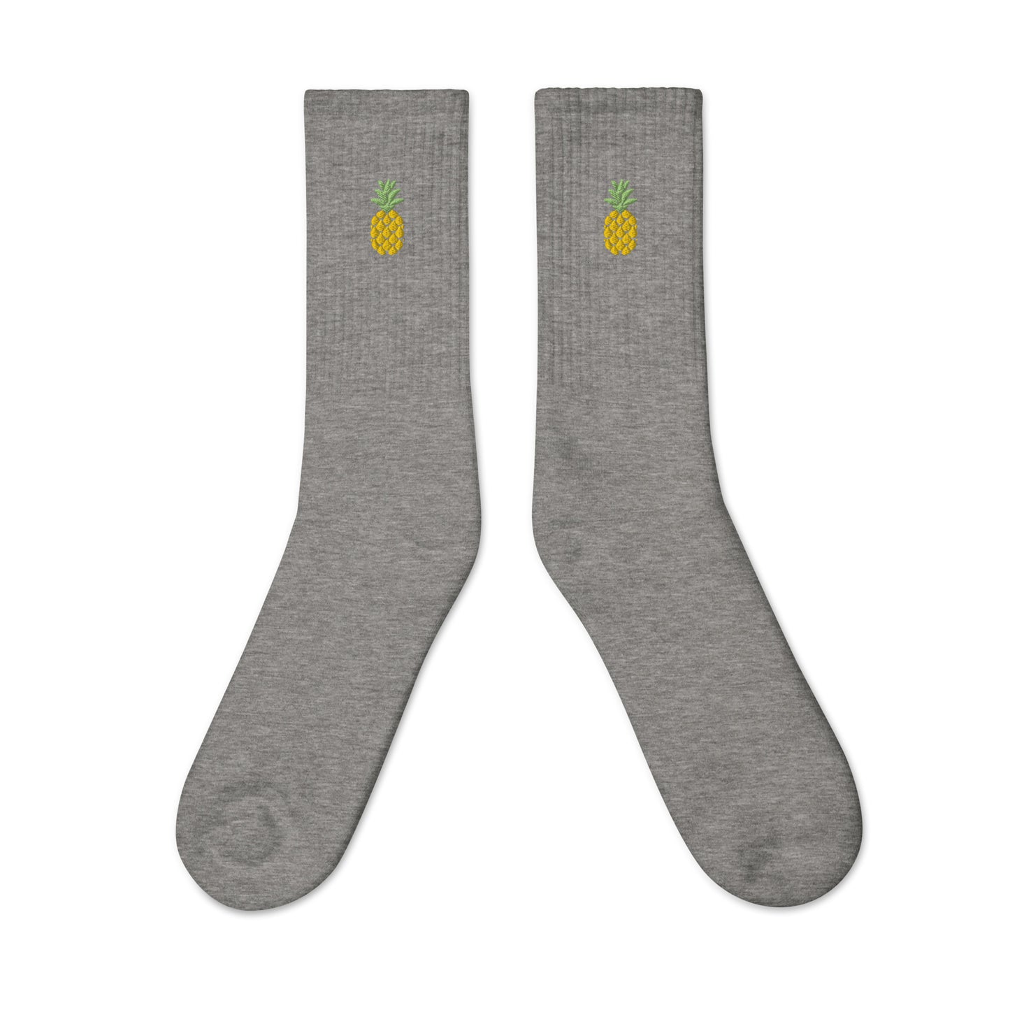 Pineapples Embroidered socks