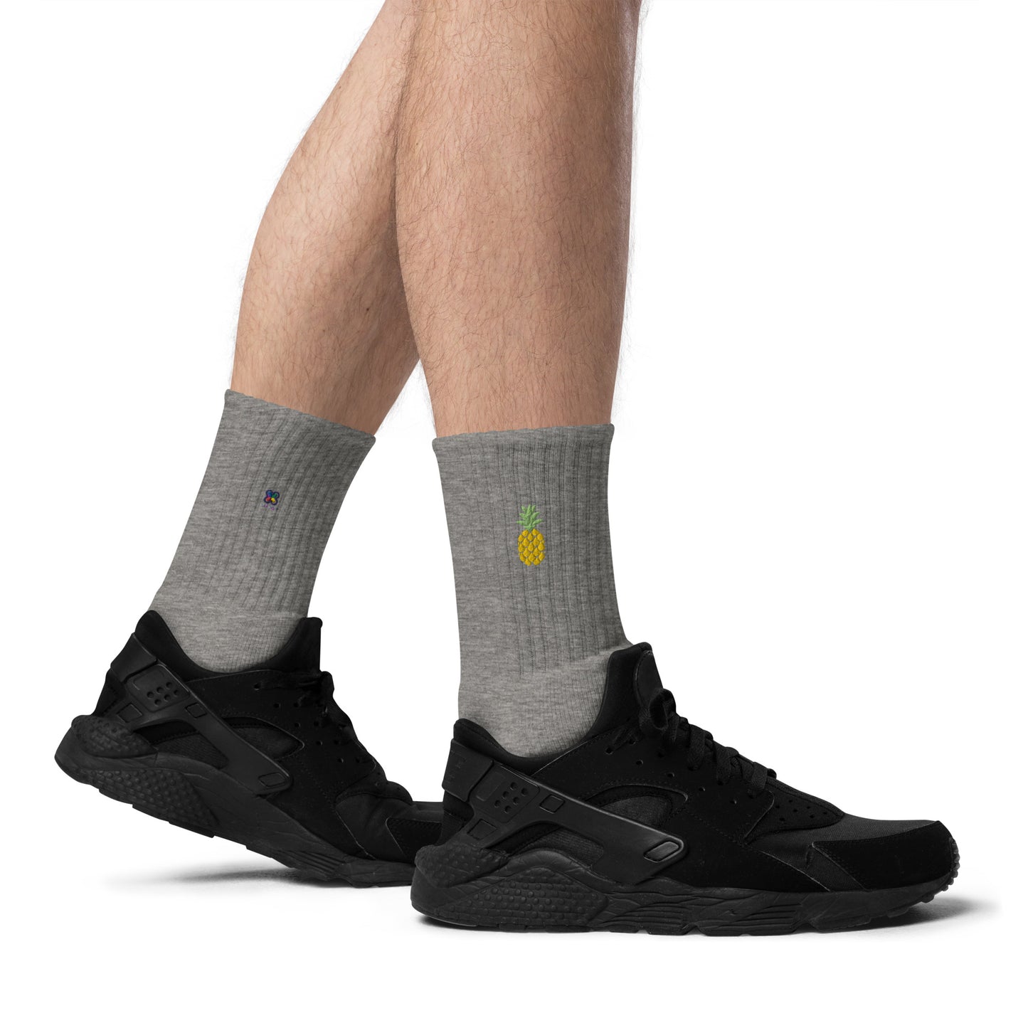 Pineapples Embroidered socks