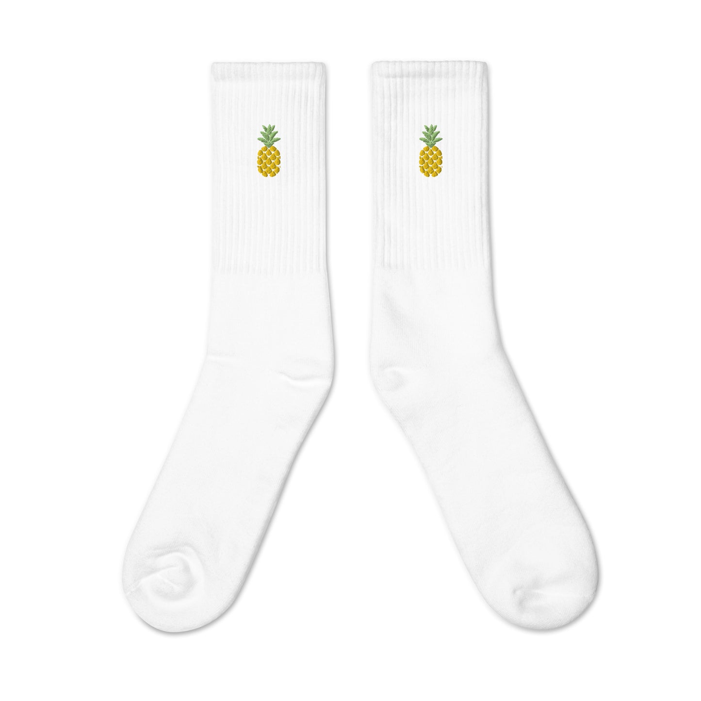 Pineapples Embroidered socks