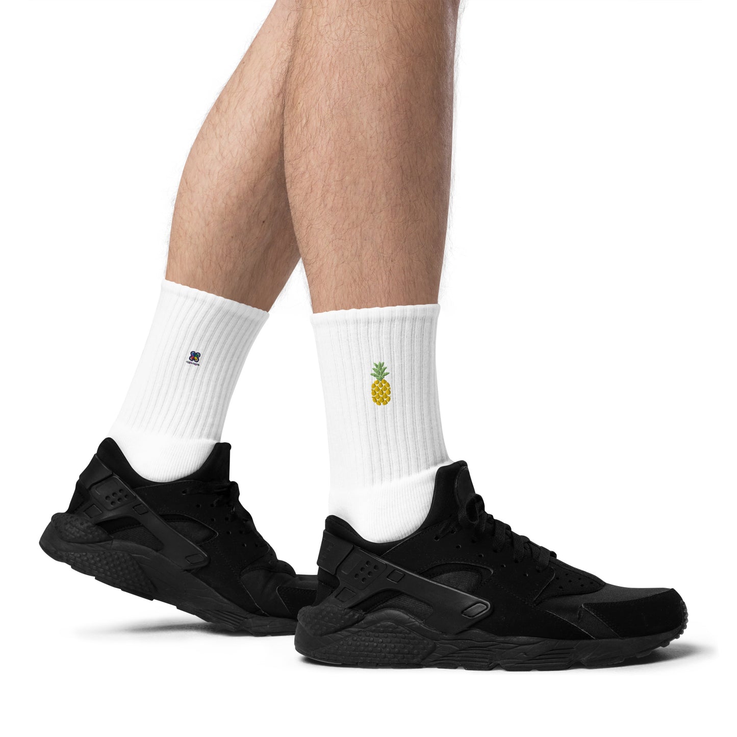 Pineapples Embroidered socks