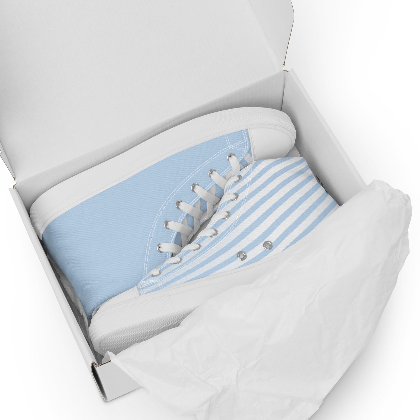 Men’s high top canvas shoes