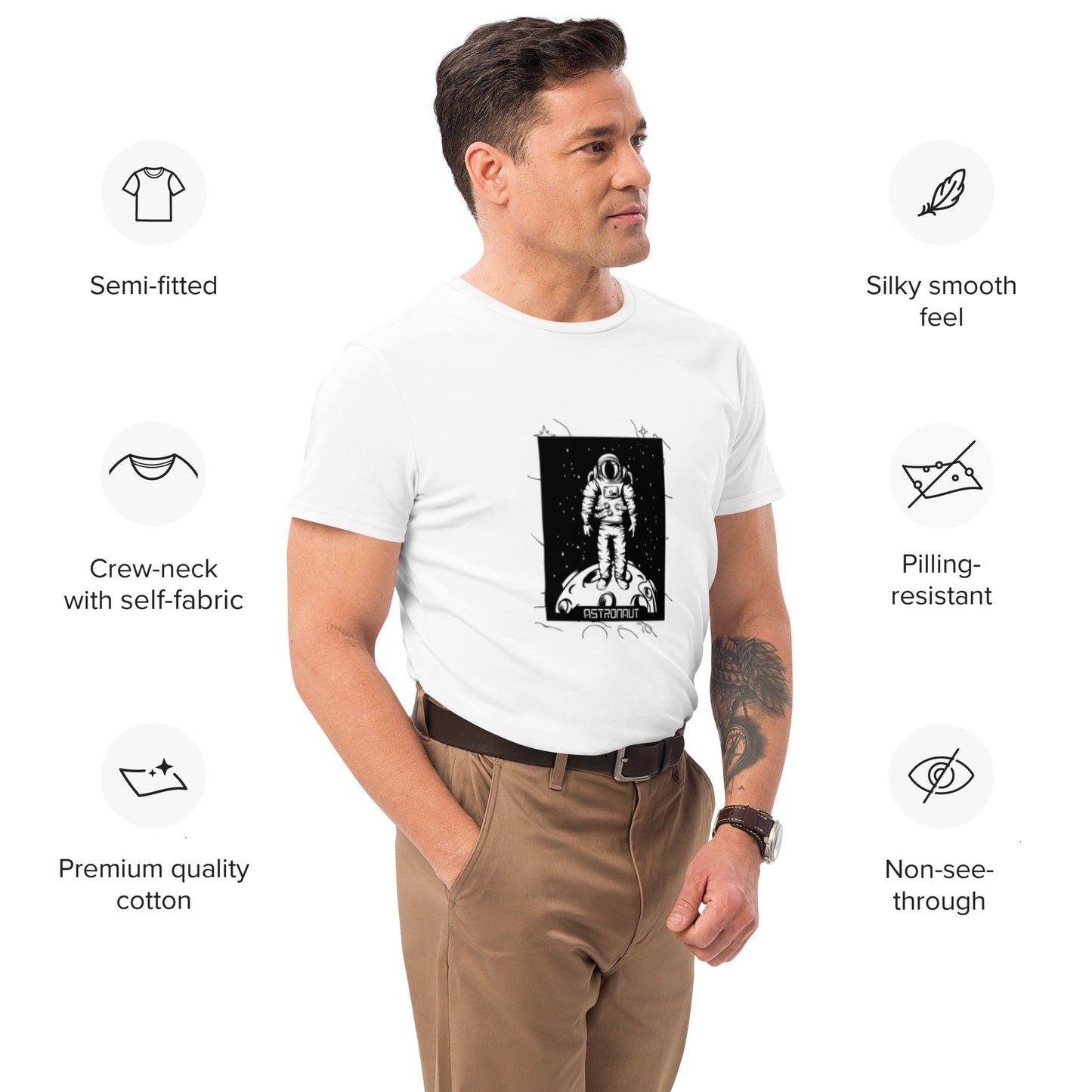 Men's Astronaut premium cotton t-shirt