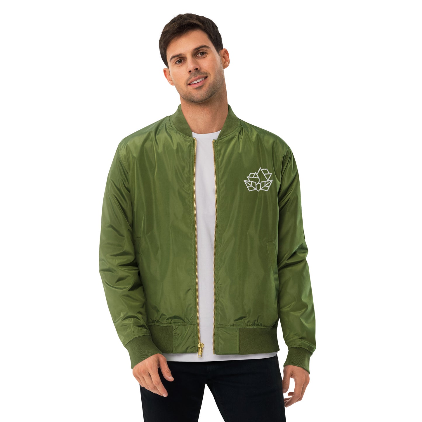Geo Roses Premium bomber jacket