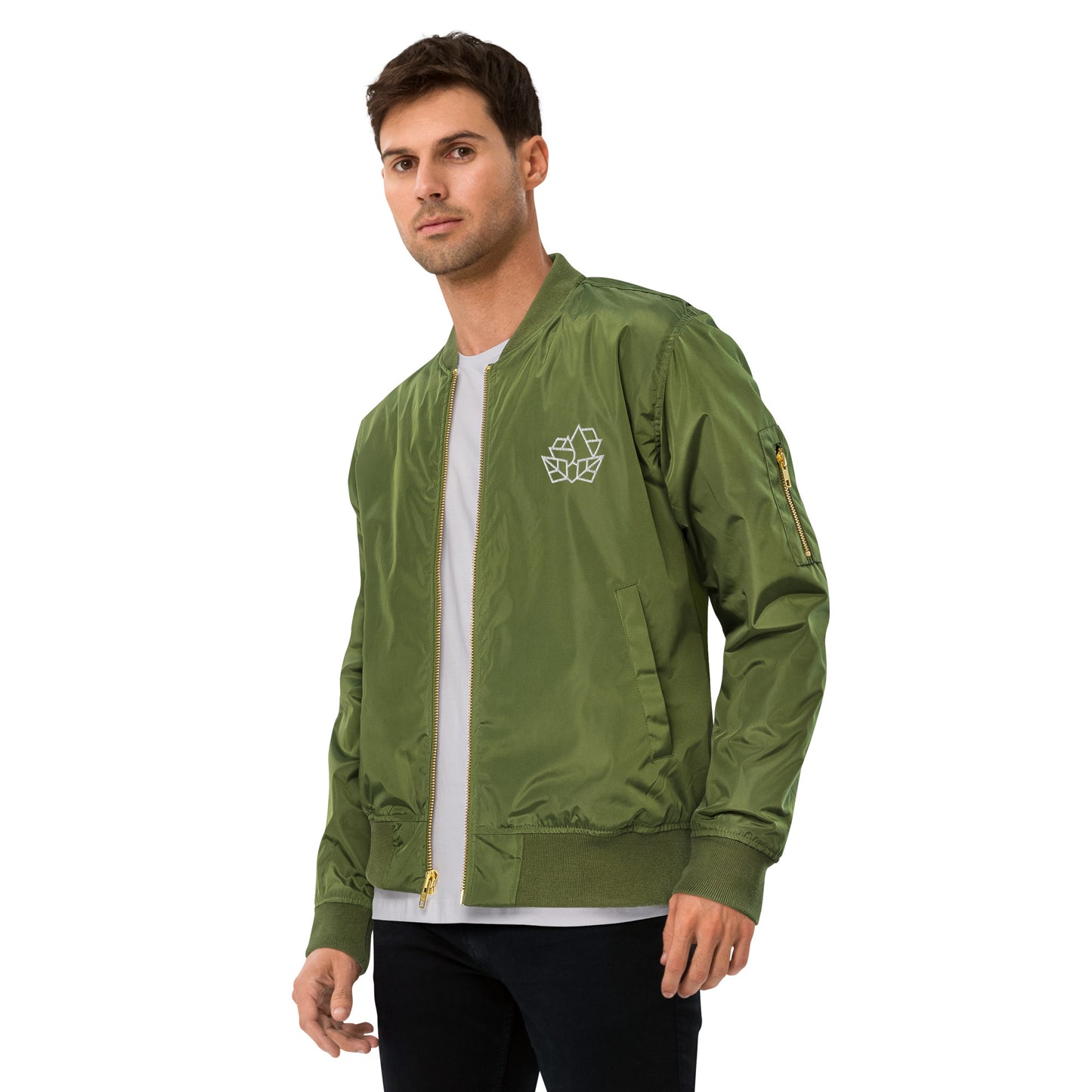 Geo Roses Premium bomber jacket