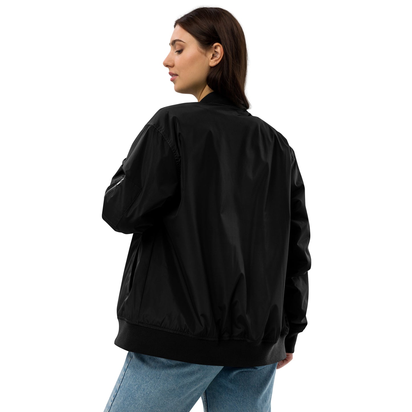 Geo Roses Premium bomber jacket