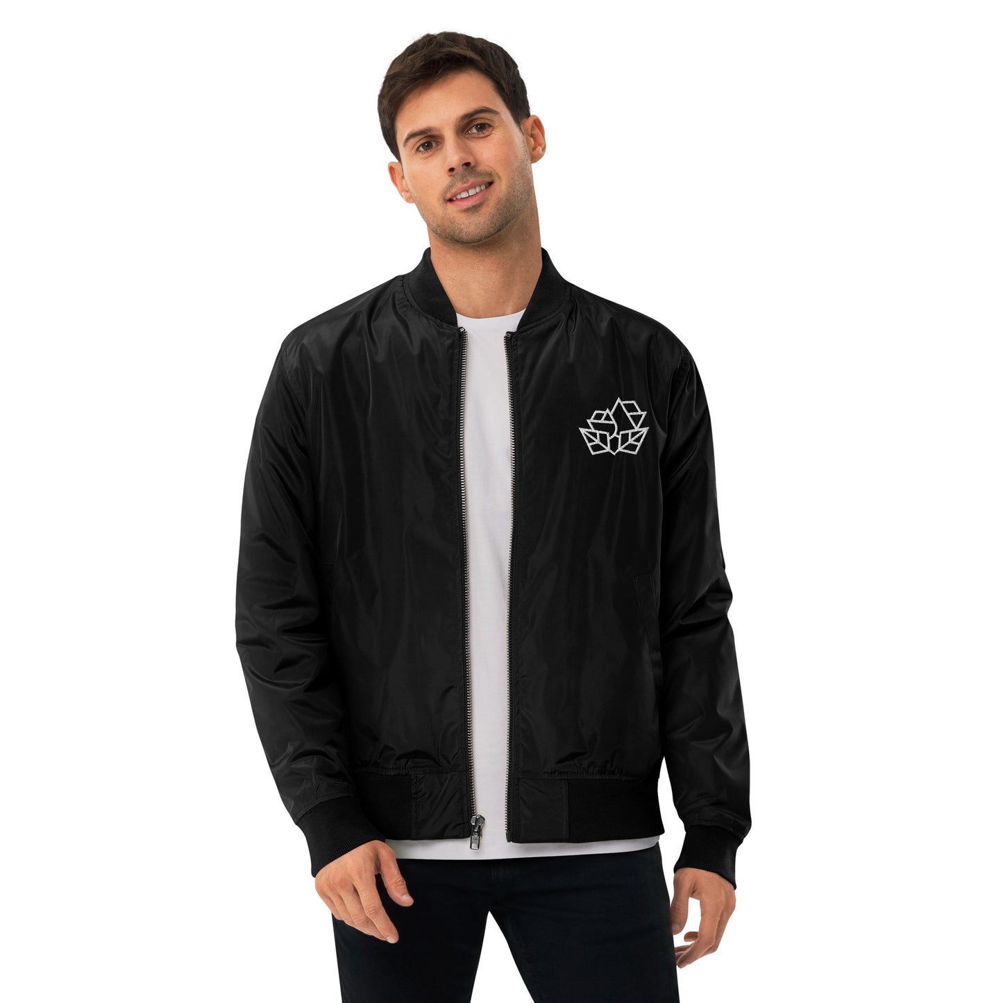 Geo Roses Premium bomber jacket