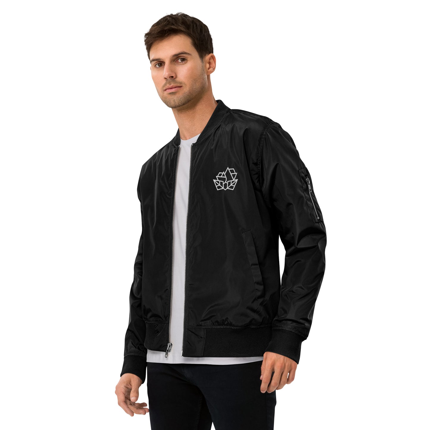 Geo Roses Premium bomber jacket