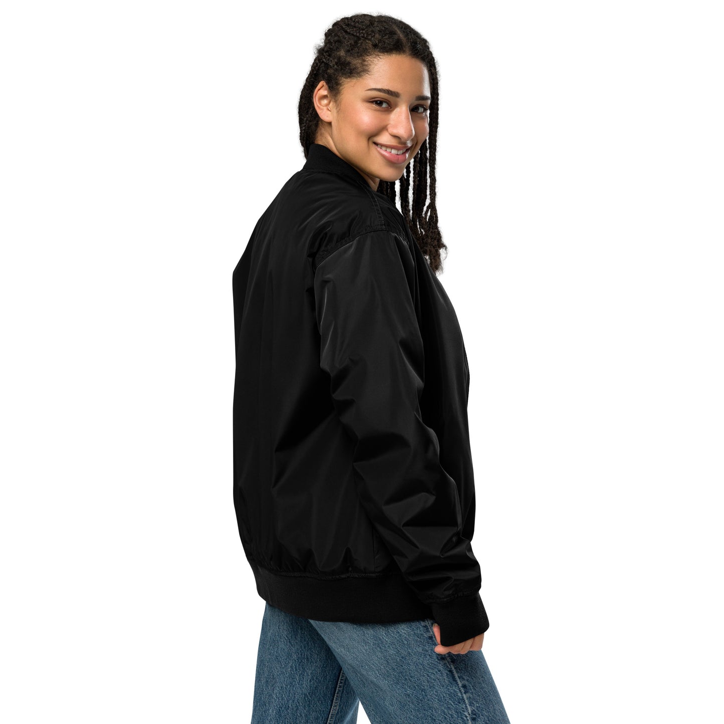 Geo Roses Premium bomber jacket