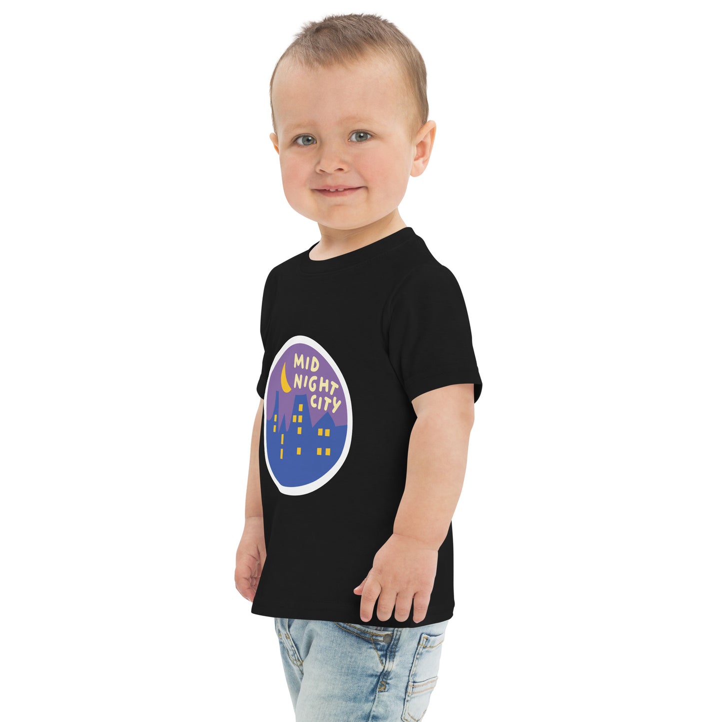 Mid-Night City Toddler jersey t-shirt