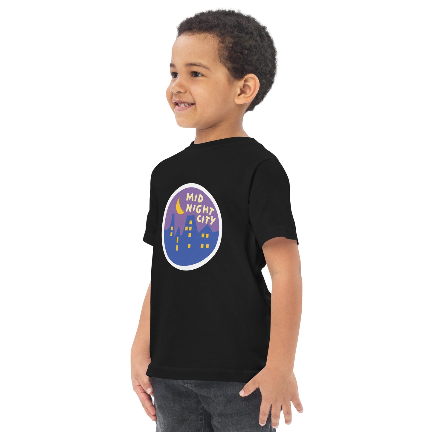 Mid-Night City Toddler jersey t-shirt