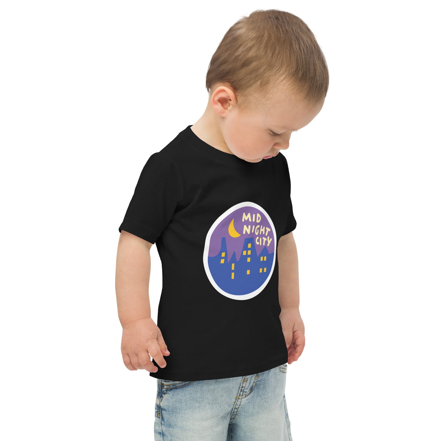 Mid-Night City Toddler jersey t-shirt