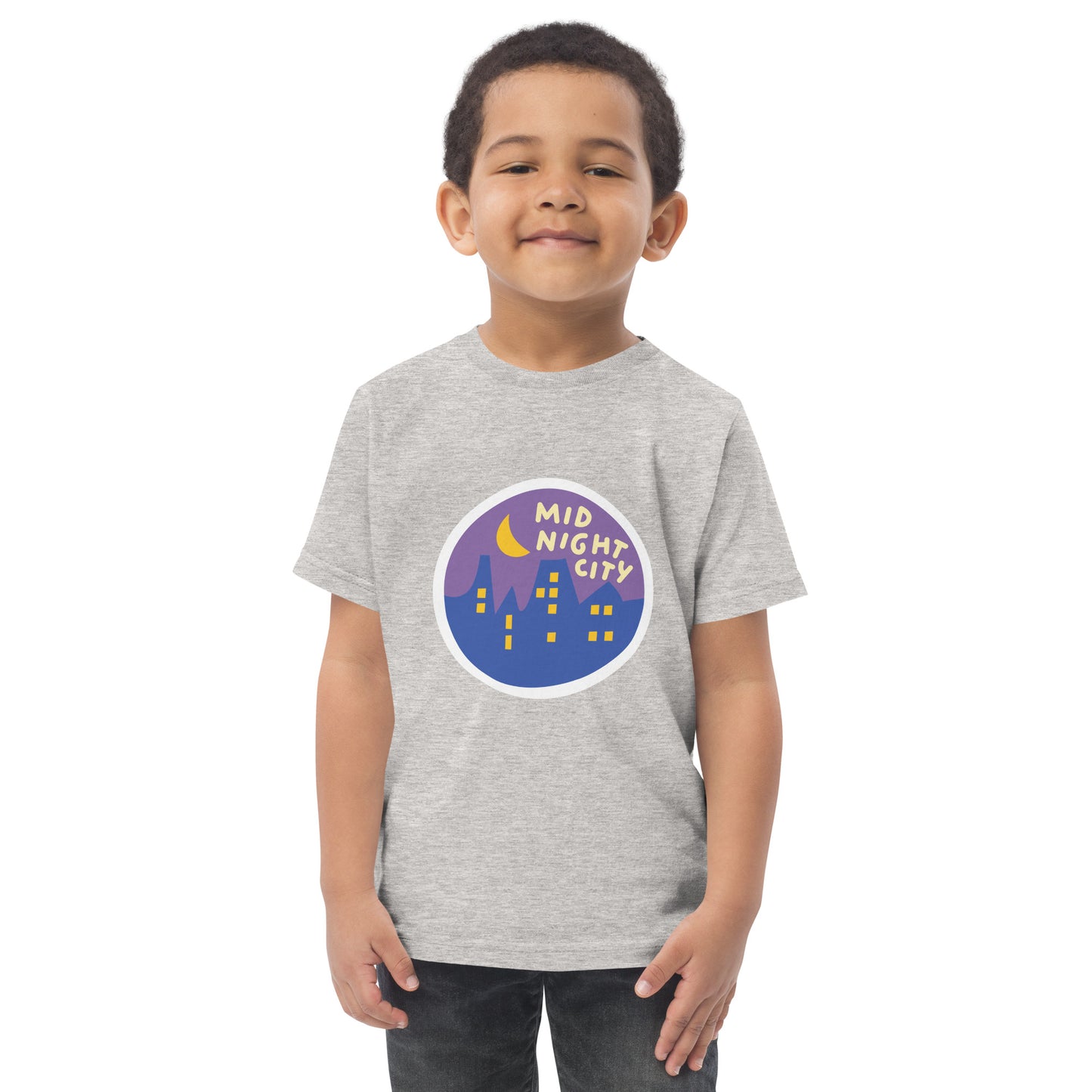 Mid-Night City Toddler jersey t-shirt