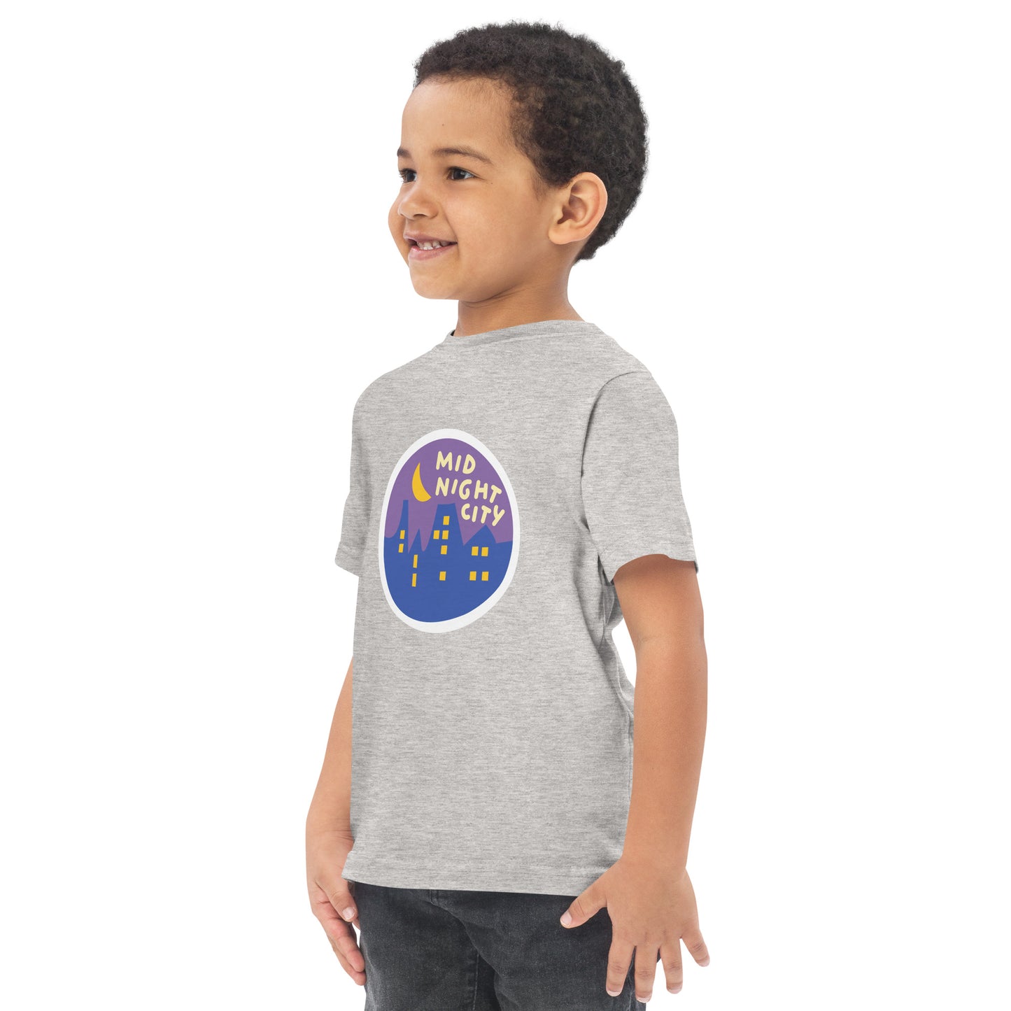 Mid-Night City Toddler jersey t-shirt