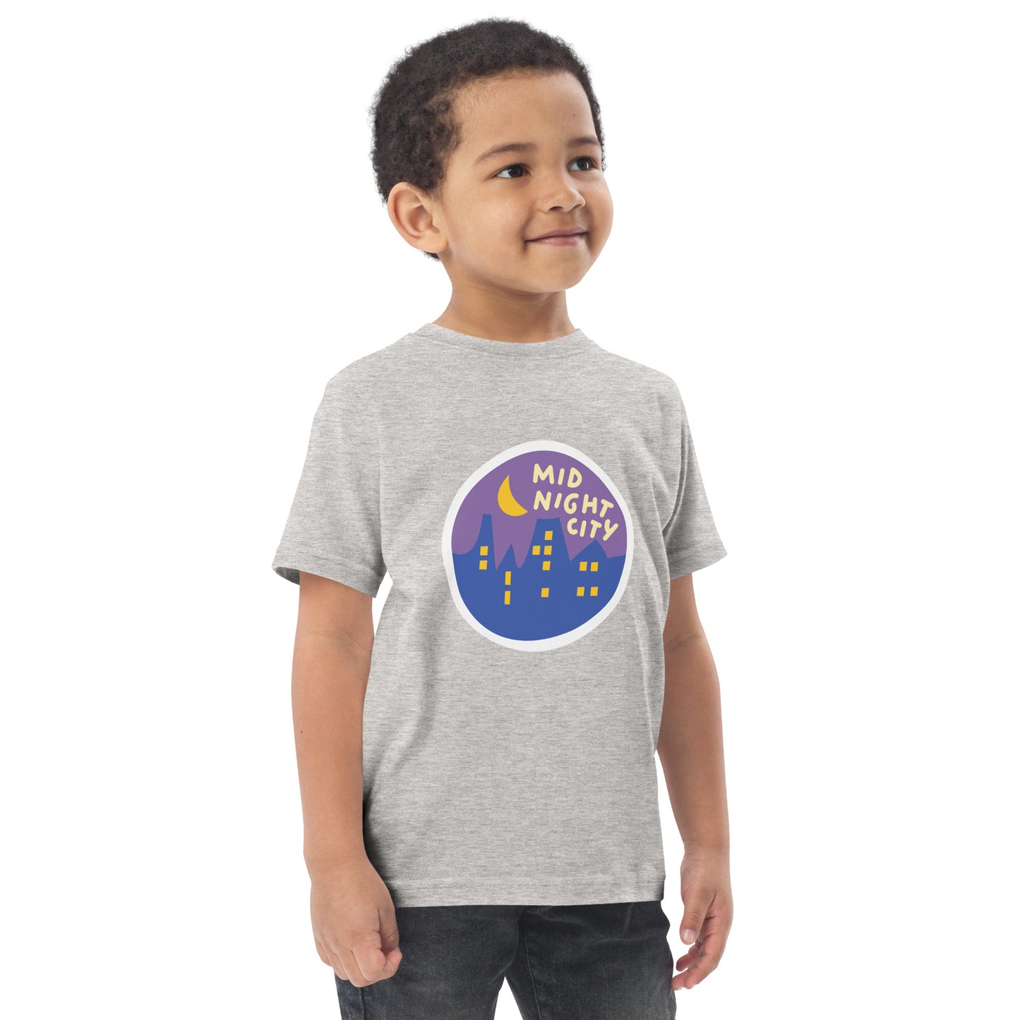 Mid-Night City Toddler jersey t-shirt