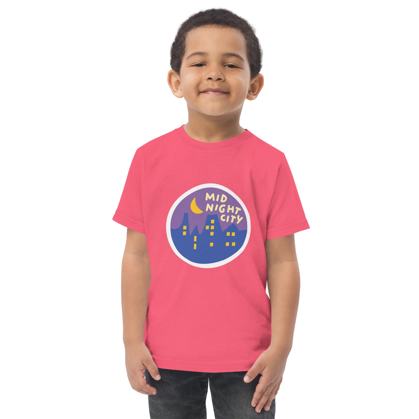 Mid-Night City Toddler jersey t-shirt