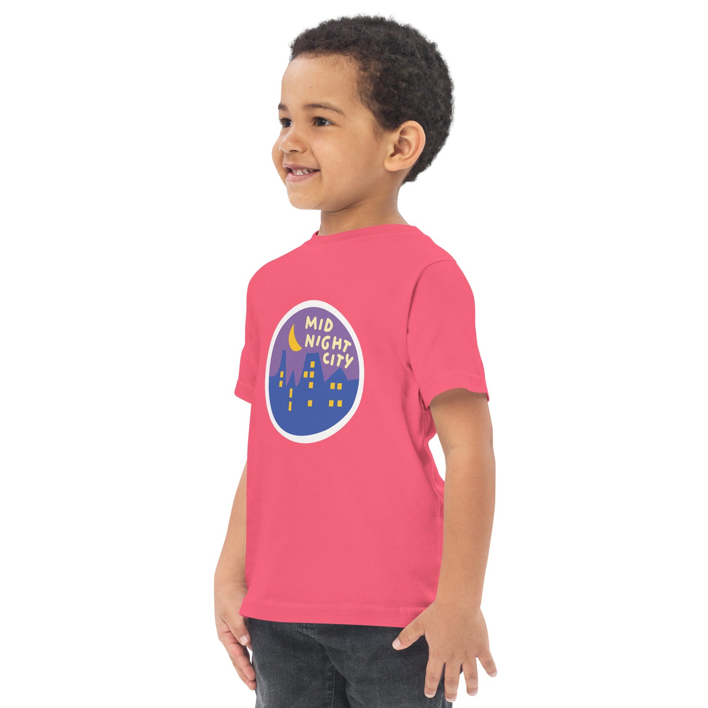 Mid-Night City Toddler jersey t-shirt