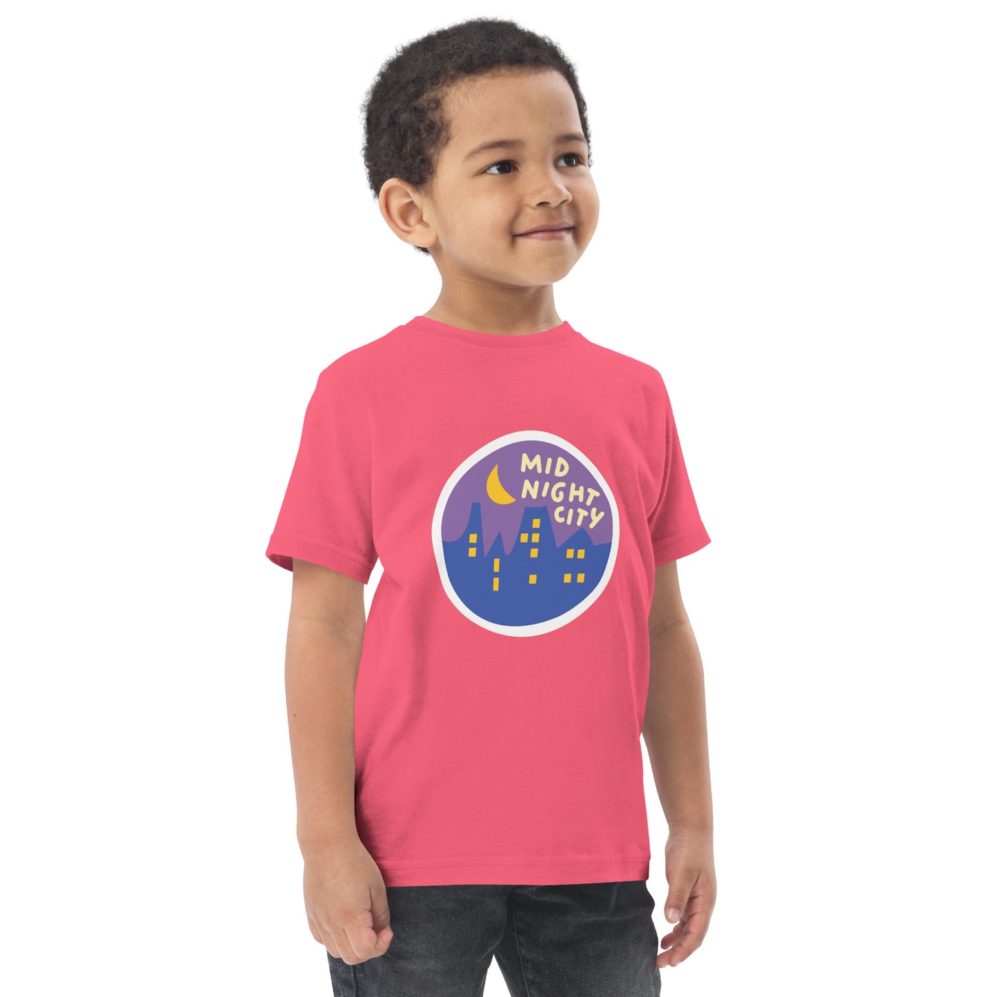 Mid-Night City Toddler jersey t-shirt