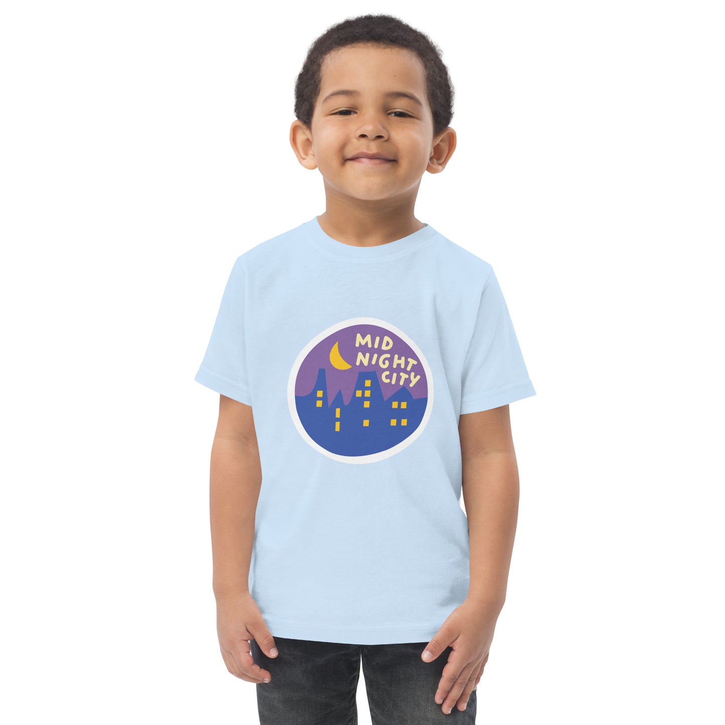 Mid-Night City Toddler jersey t-shirt