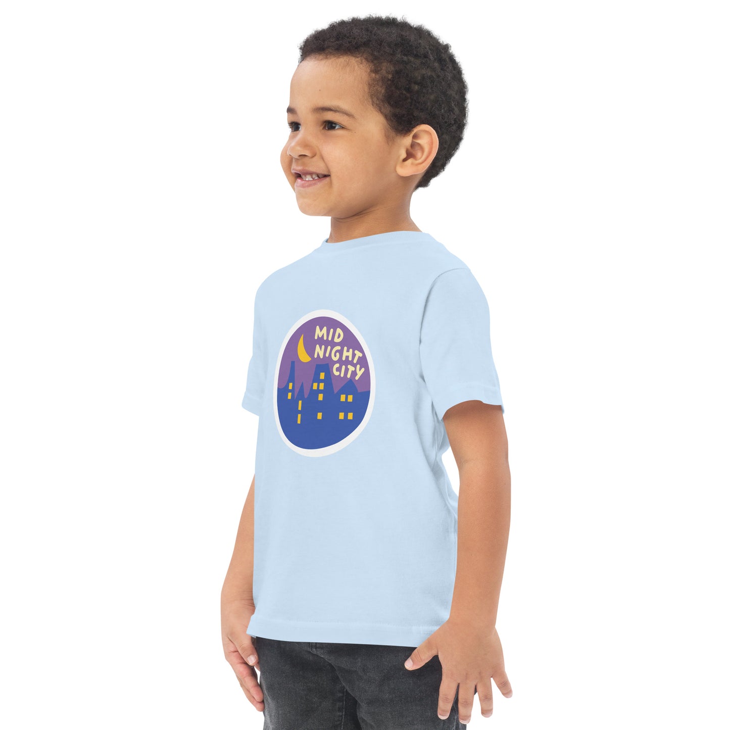Mid-Night City Toddler jersey t-shirt