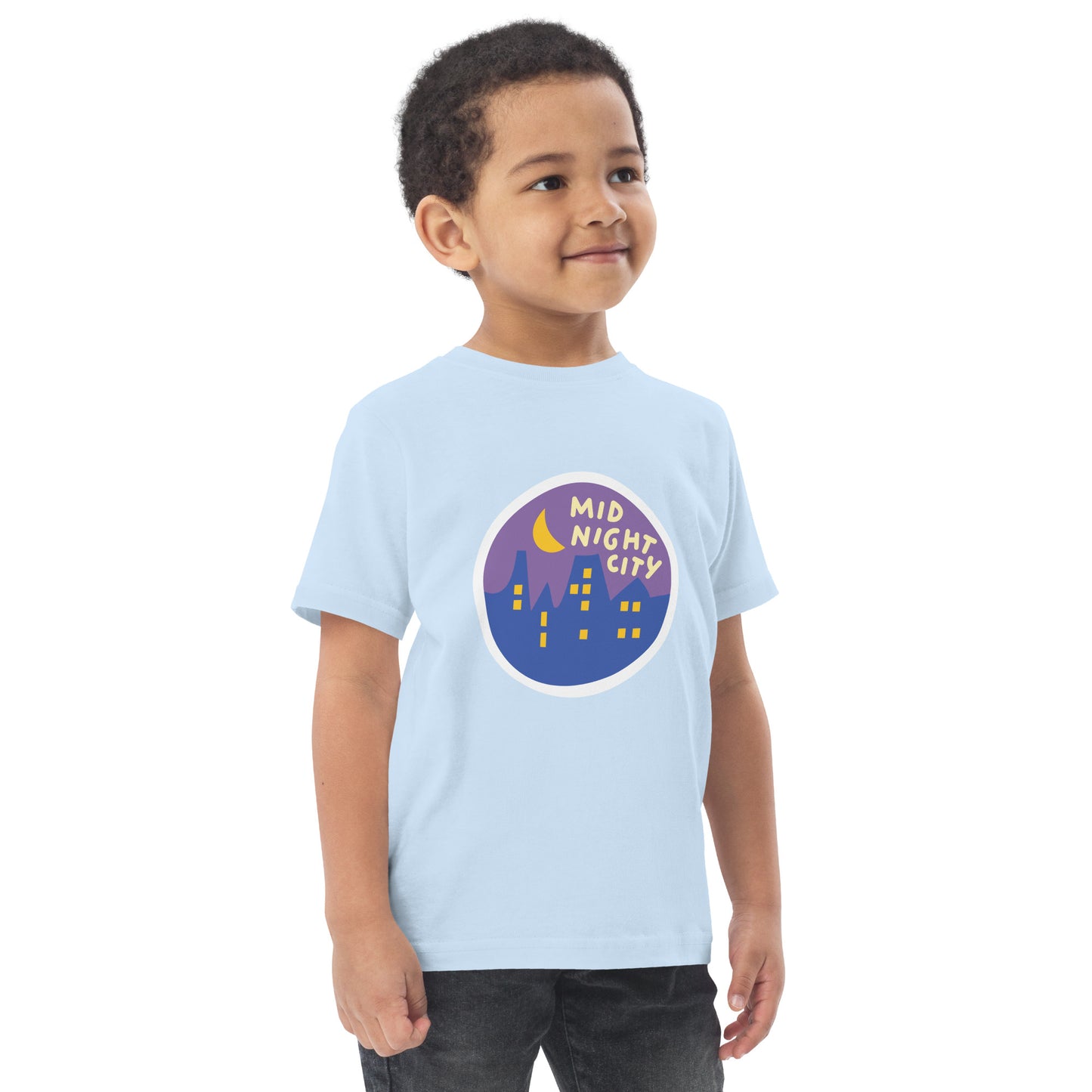 Mid-Night City Toddler jersey t-shirt