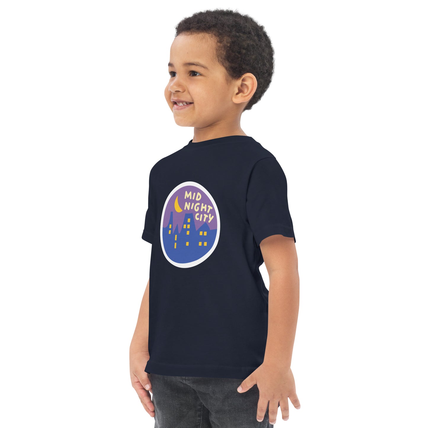 Mid-Night City Toddler jersey t-shirt
