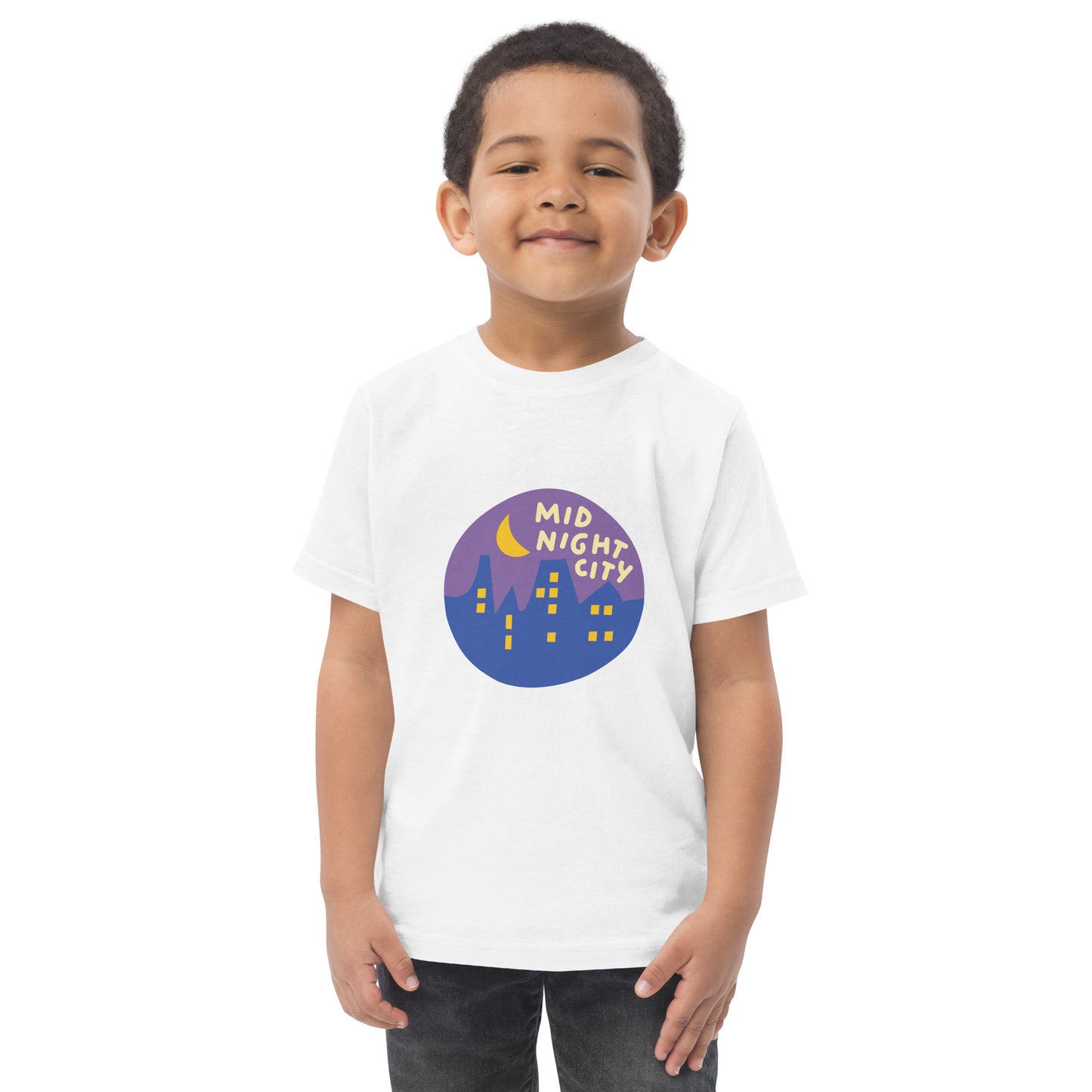 Mid-Night City Toddler jersey t-shirt