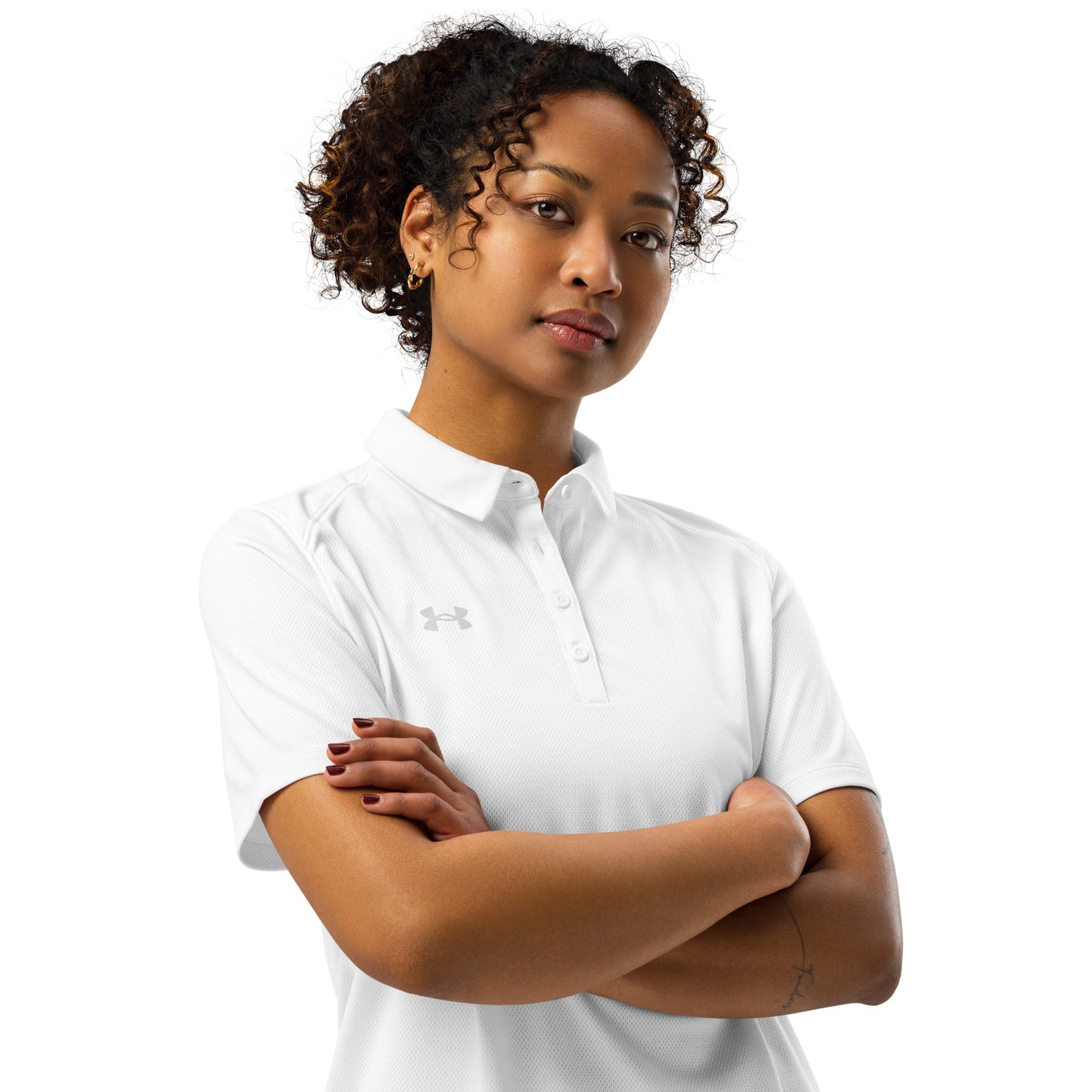 Any-Wearre X Under Armour® women’s polo$53.00